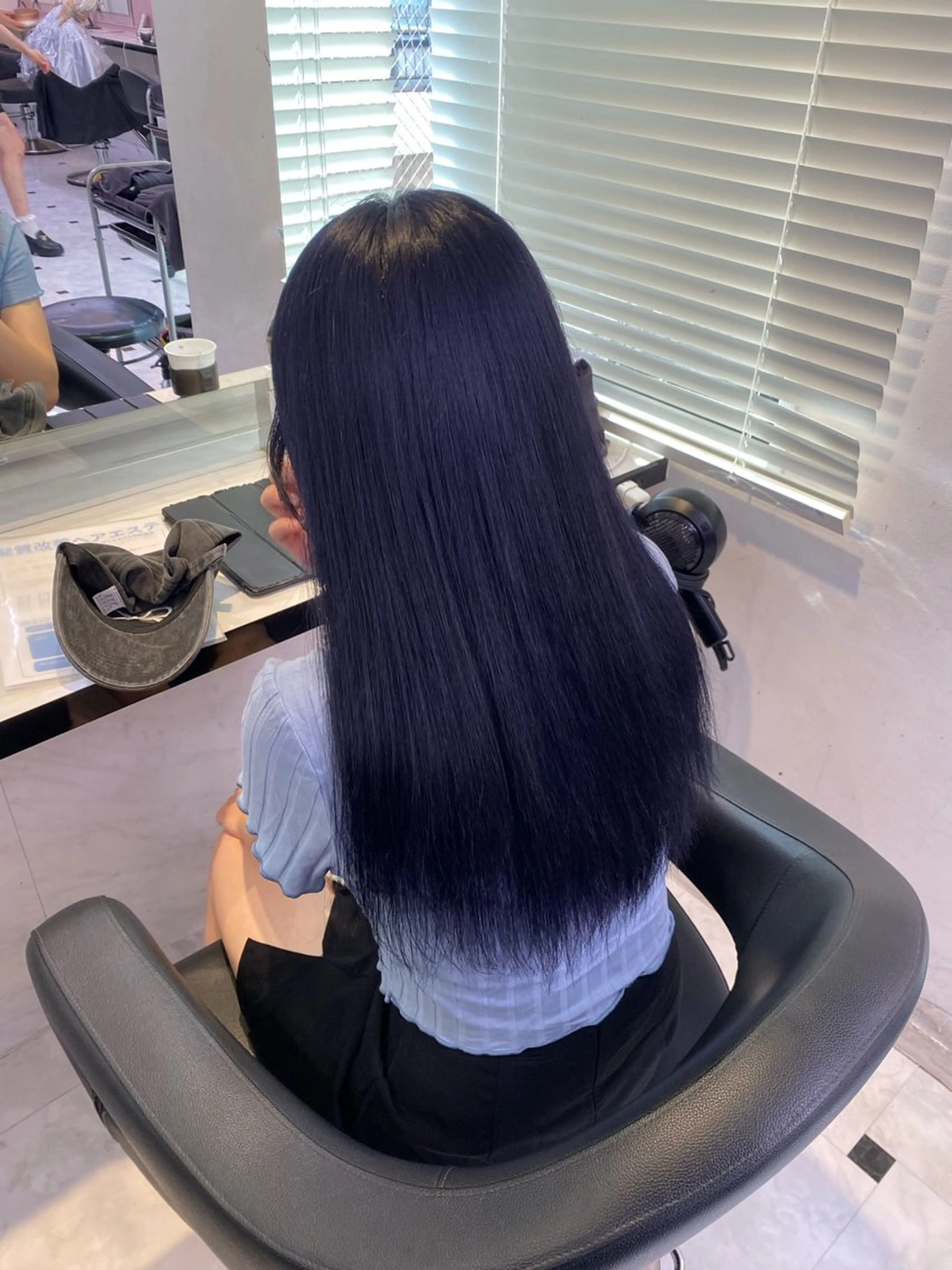 ロング カラー ヘアカラー トリートメント ヘッドスパ ヘアセット 透明感ベージュカラー 🪞上野🪞AIのヘアスタイル