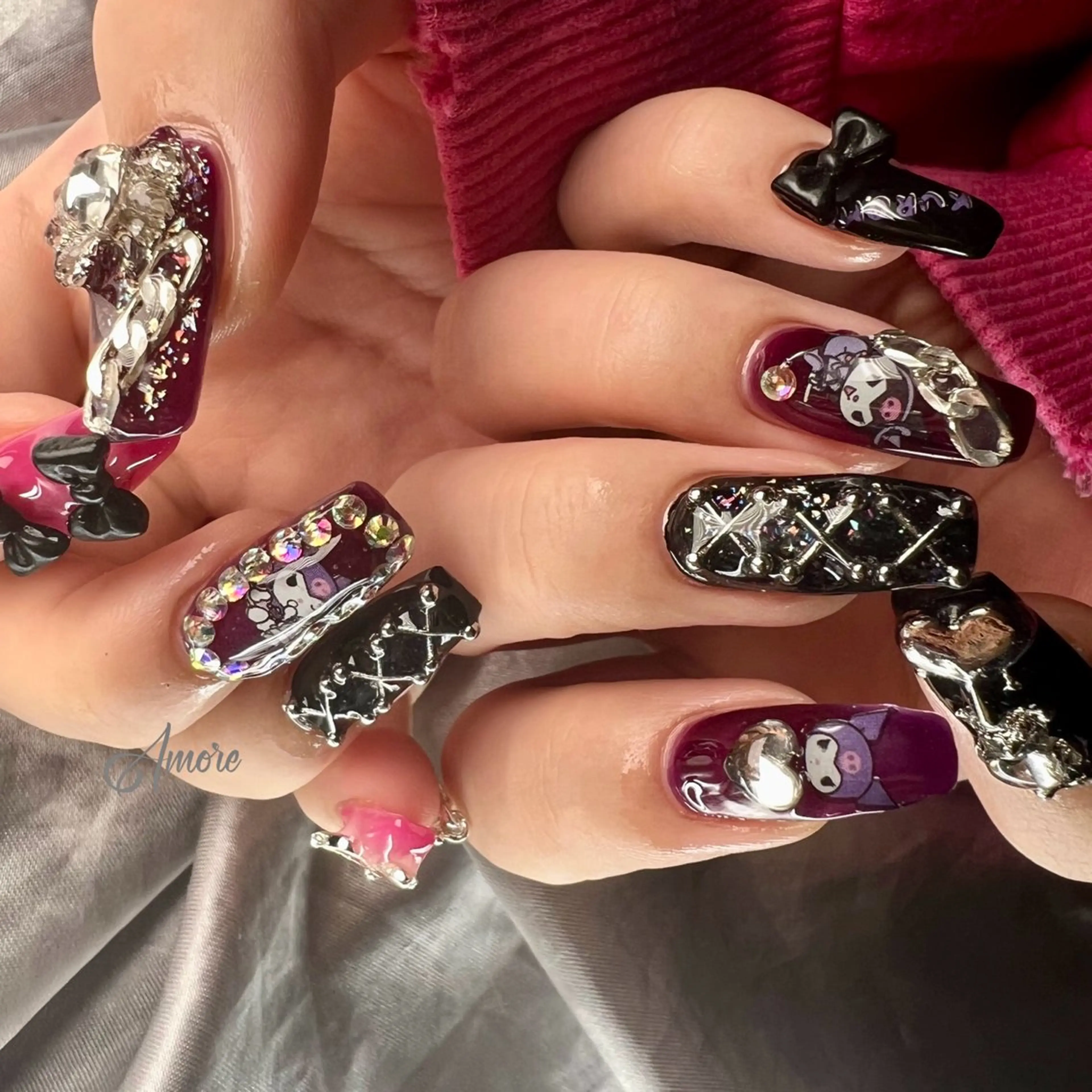 ネイル ジェルネイル 韓国ネイル パラジェル You kyehwaのネイルデザイン