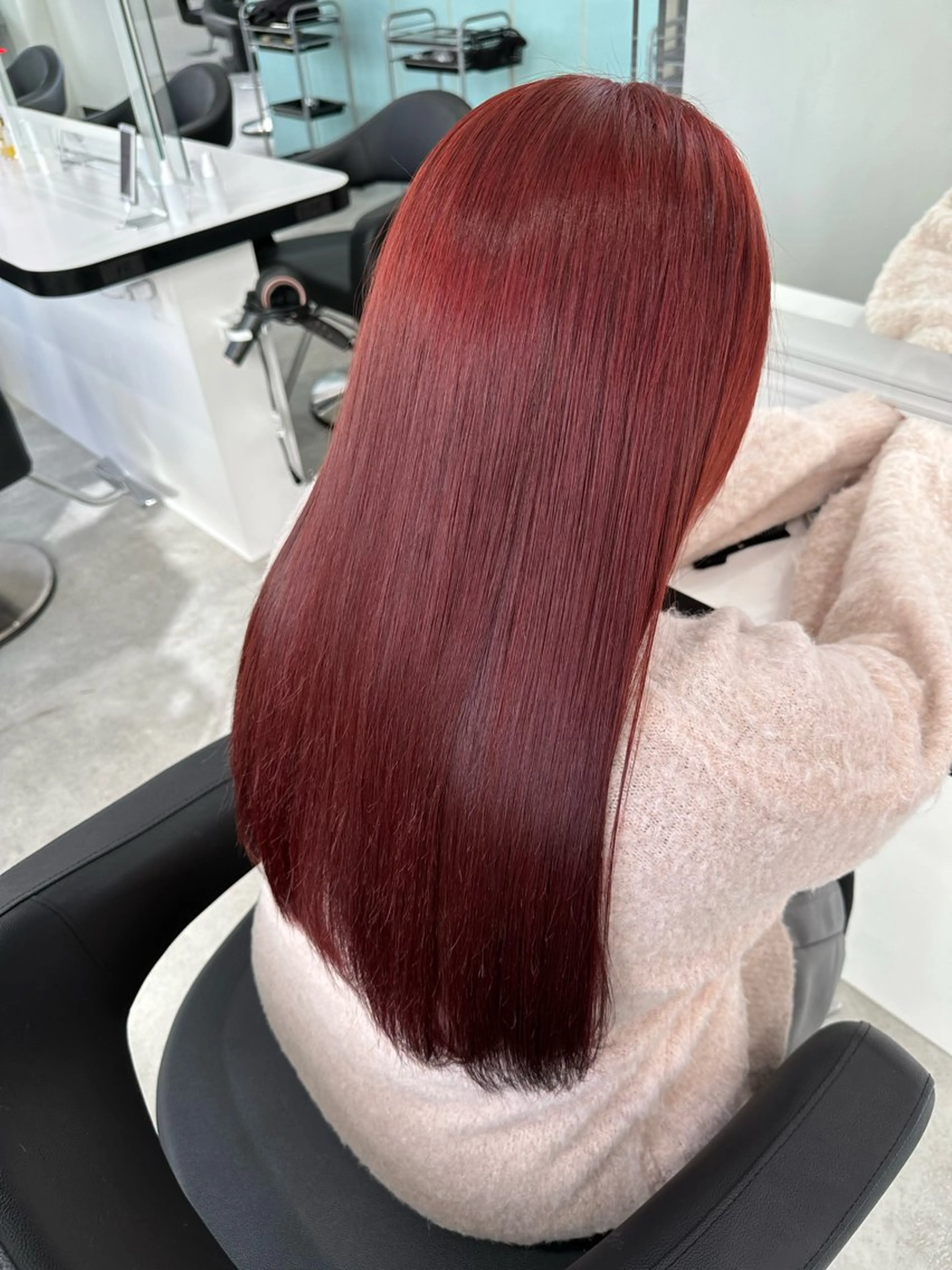 ロング カラー 履歴修正屋さん／ ブロンド／ホワイトのヘアスタイル