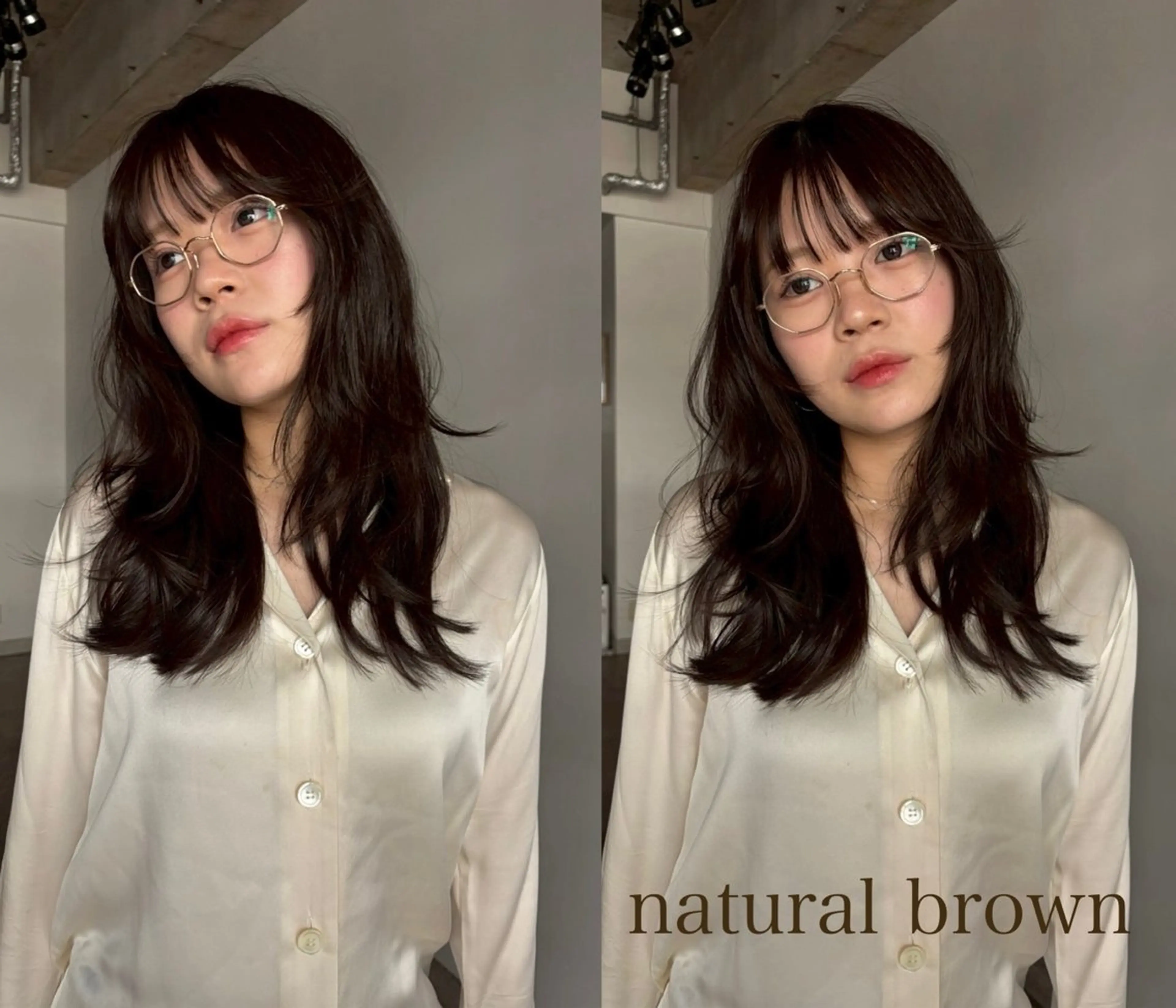 カラー miku/天神 艶カラーのヘアスタイル