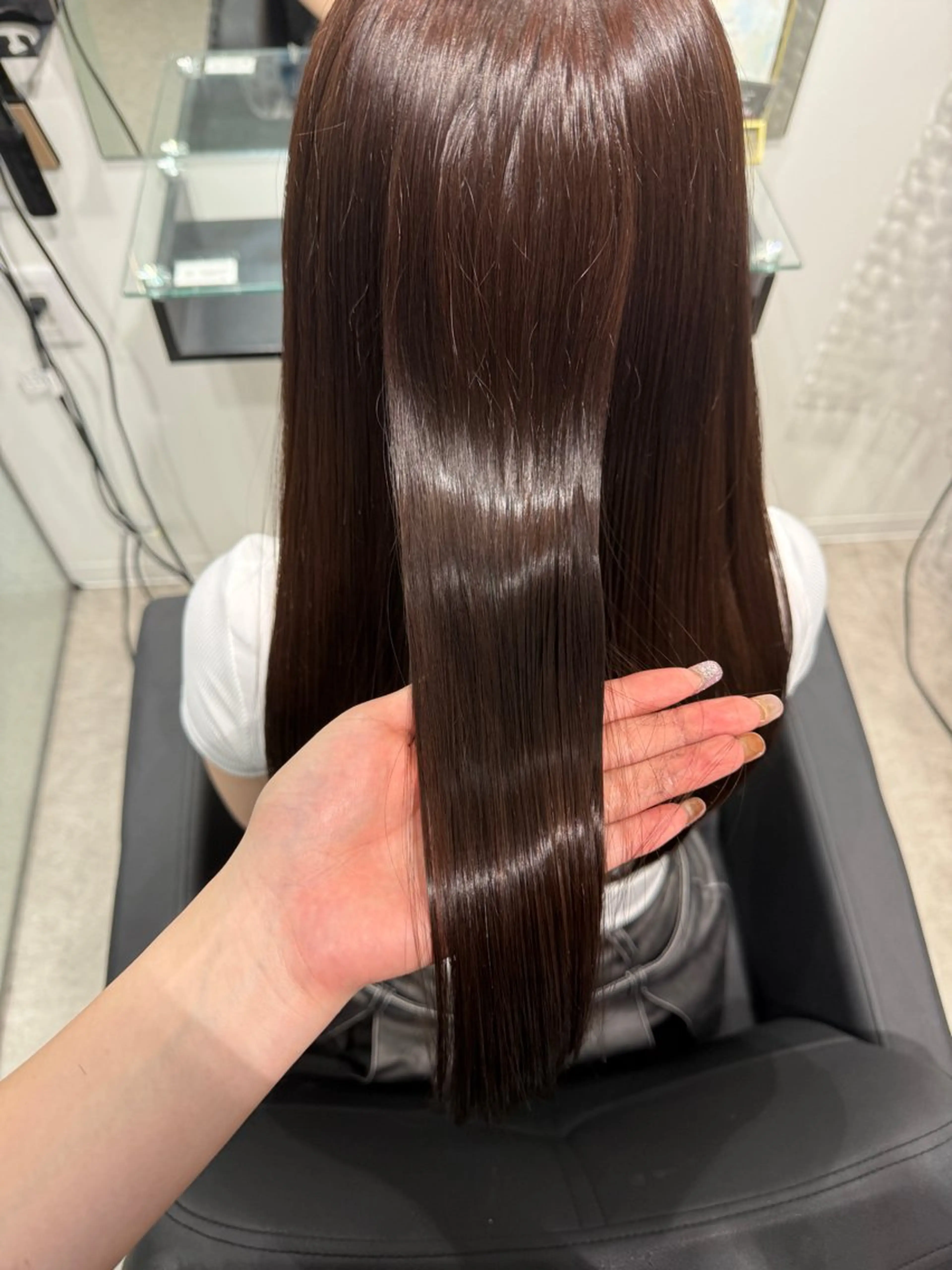 ロング カット ヘアカラー トリートメント 似合わせスタイル☁️ 堀内志茉🍀のヘアスタイル