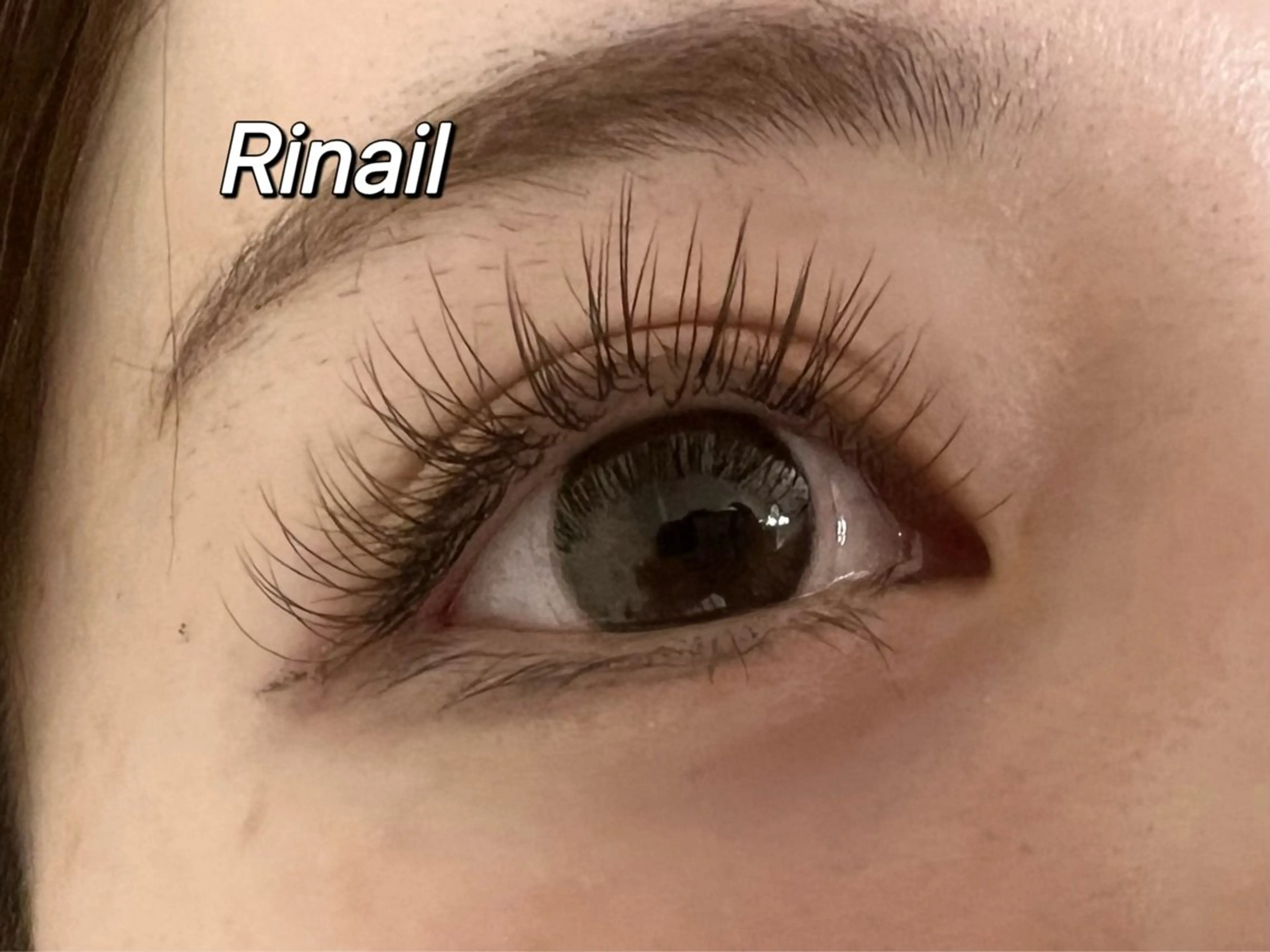 マツエク・マツパ バインドロック ナチュラル パリジェンヌラッシュリフト まつげパーマ 下まつげエクステ マツエク YK Rinのネイルデザイン