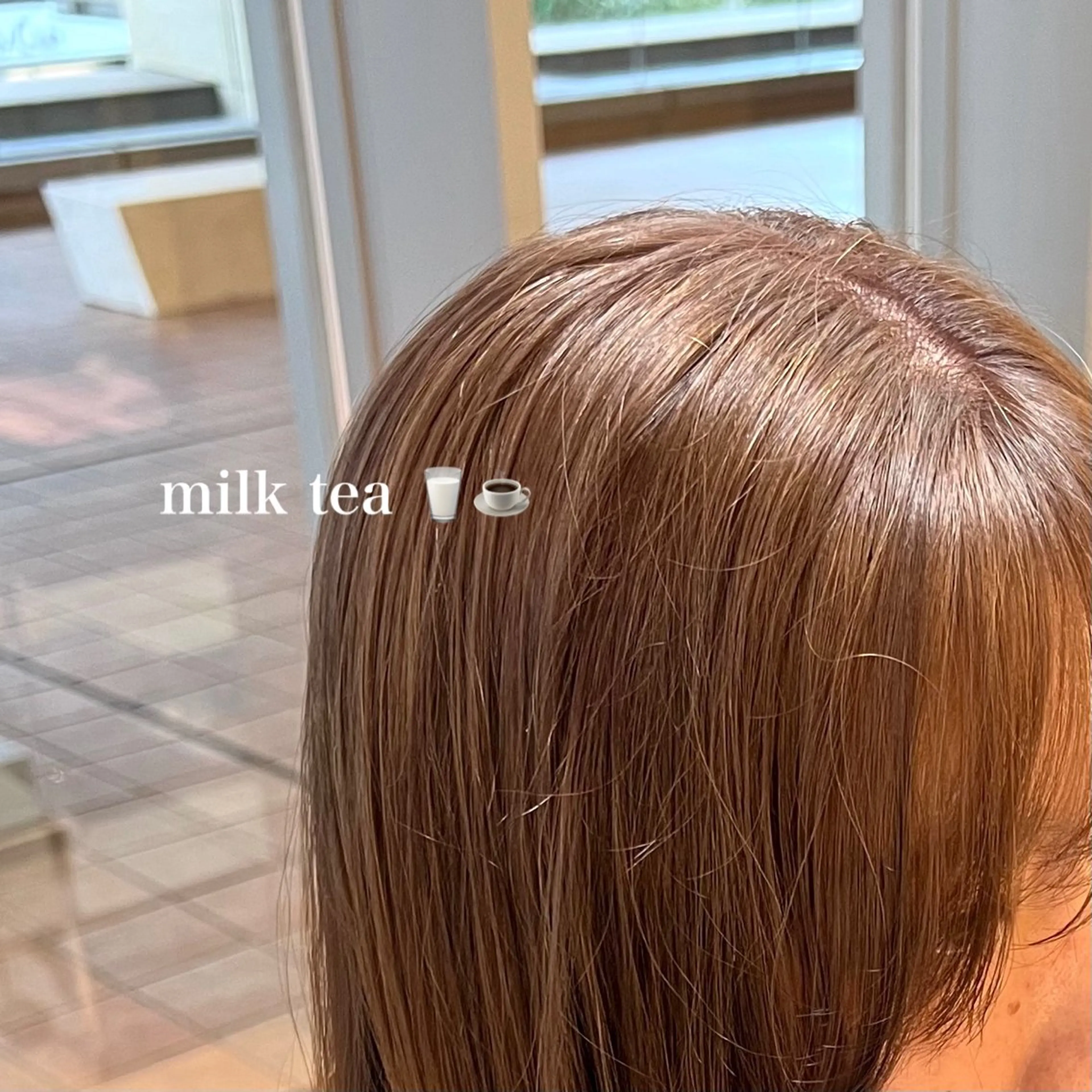 ロング カラー ブリーチ 透明感カラー Luana .Rioneのマツエク・マツパデザイン