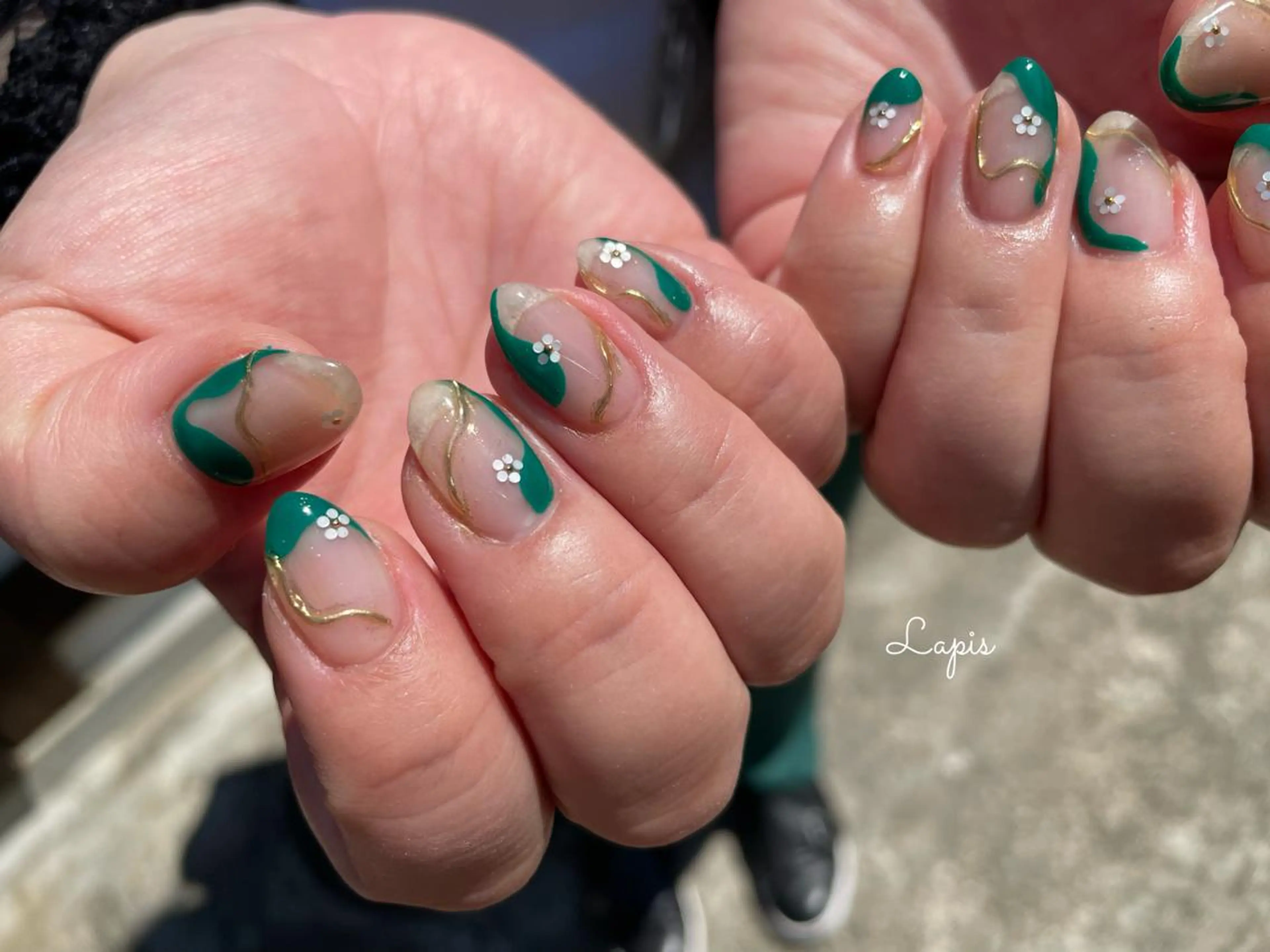 ネイル ハンドネイル Lapis *のネイルデザイン