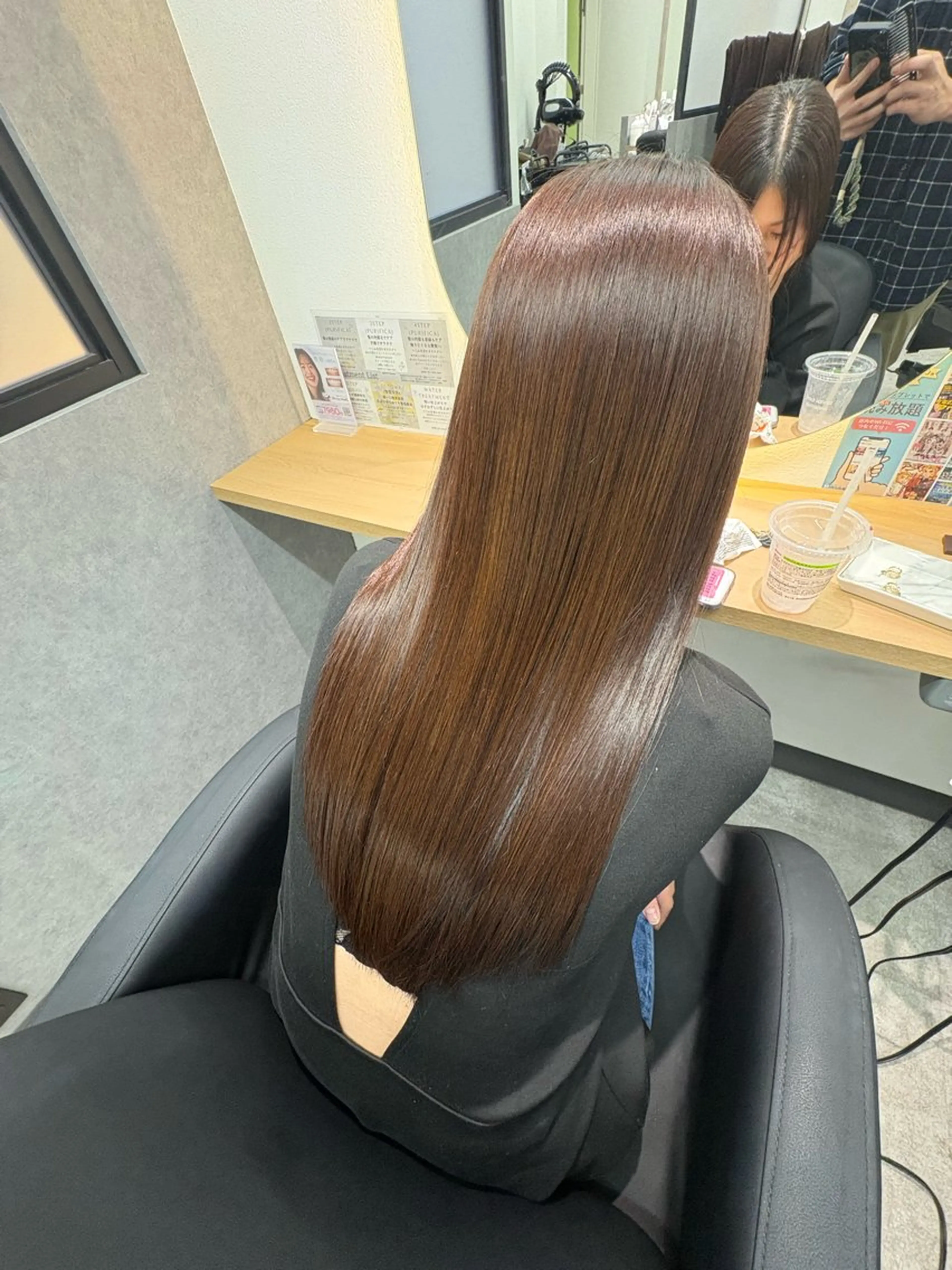 ロング 髪質改善 トリートメント 酸熱トリートメント トリートメント Ryu✨艶髪 髪質改善ストレート✨のヘアスタイル