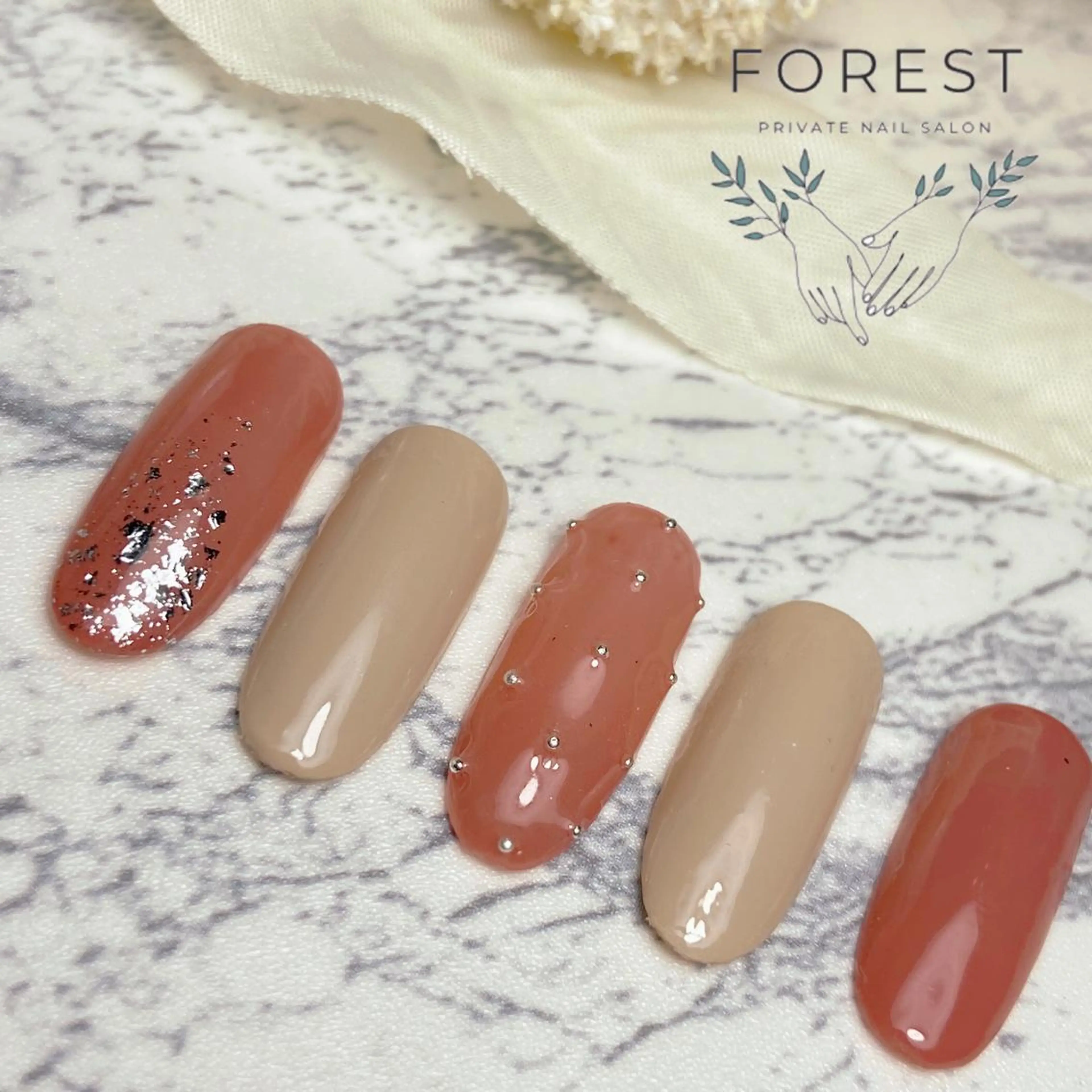 ネイル 白岡市篠津自宅 サロンForestのネイルデザイン