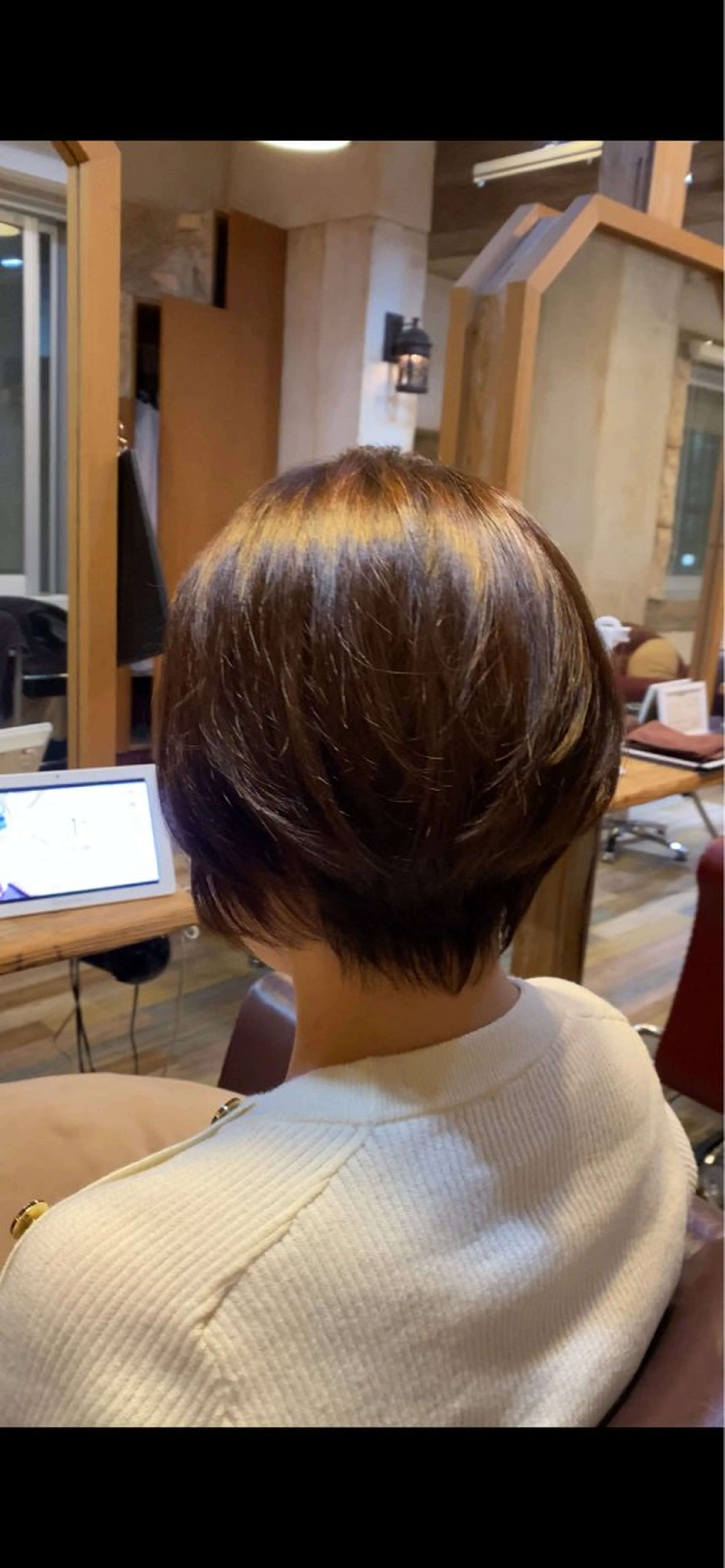 ショート 似合わせカットカラー 望月一生のヘアスタイル