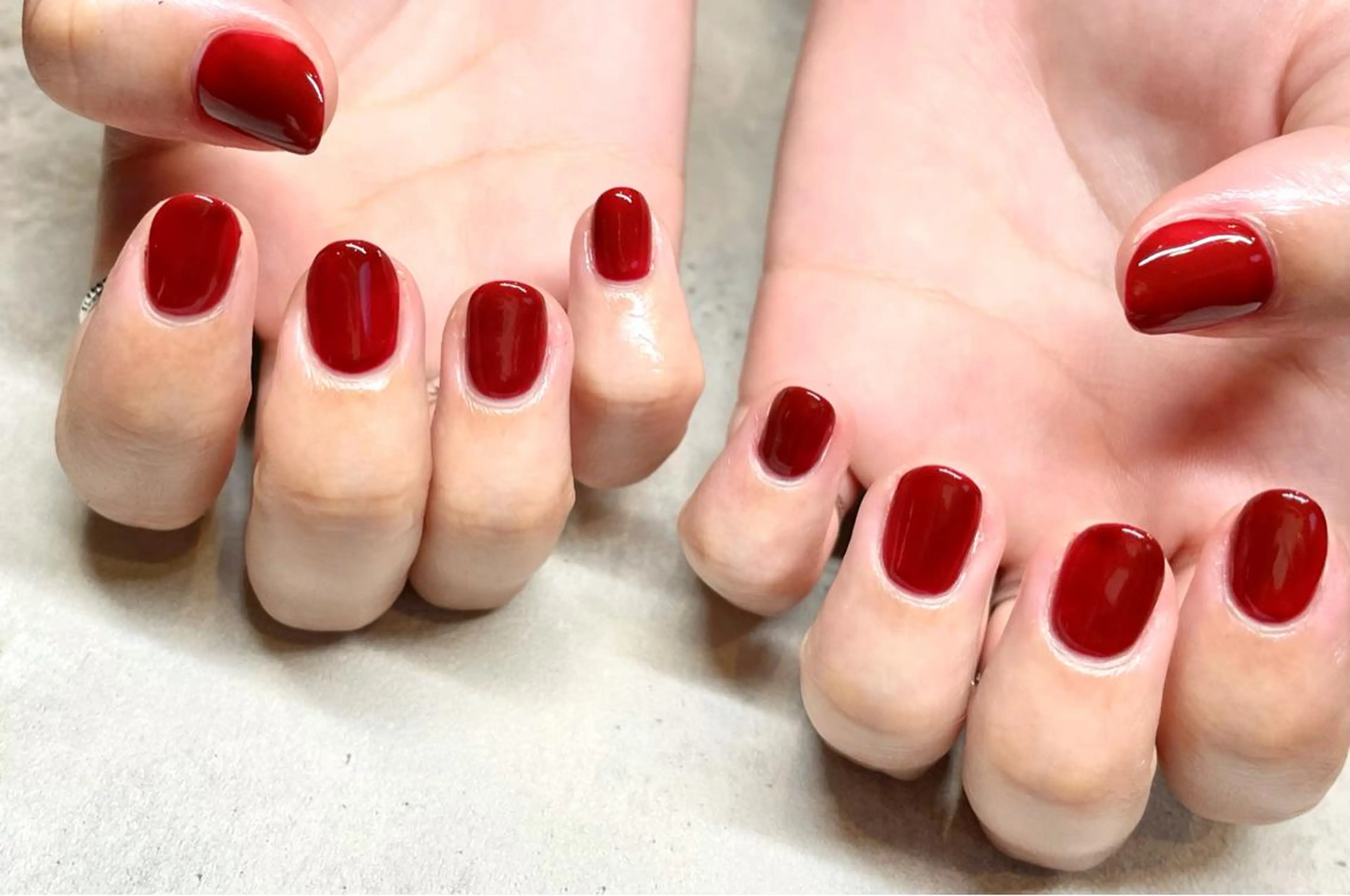 ネイル ワンカラーネイル ささき れいなのネイルデザイン