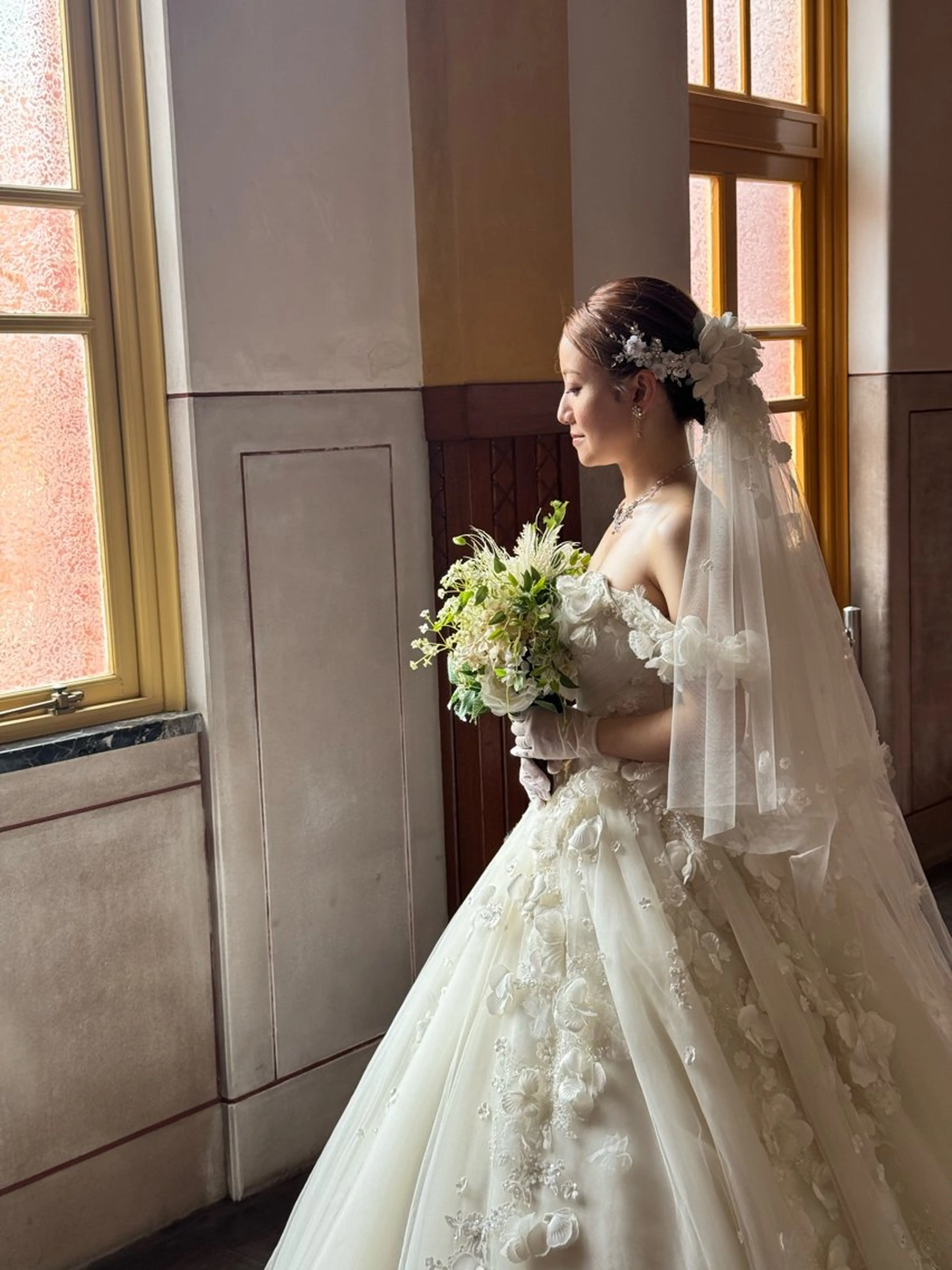 ヘアアレンジ 結婚式・ブライダル 鷲見 望のヘアスタイル