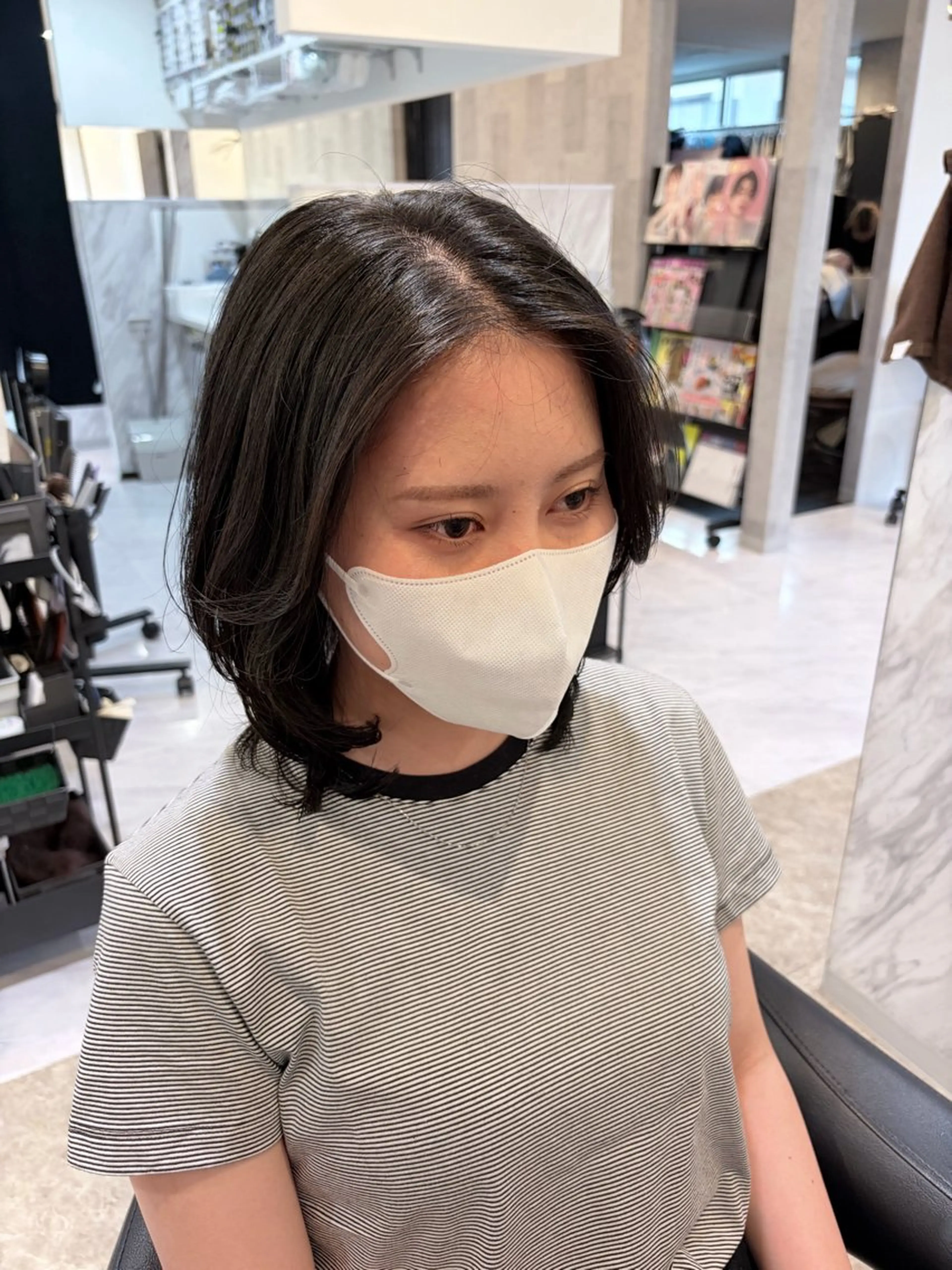 ミディアム SEA BELLE YASUのヘアスタイル