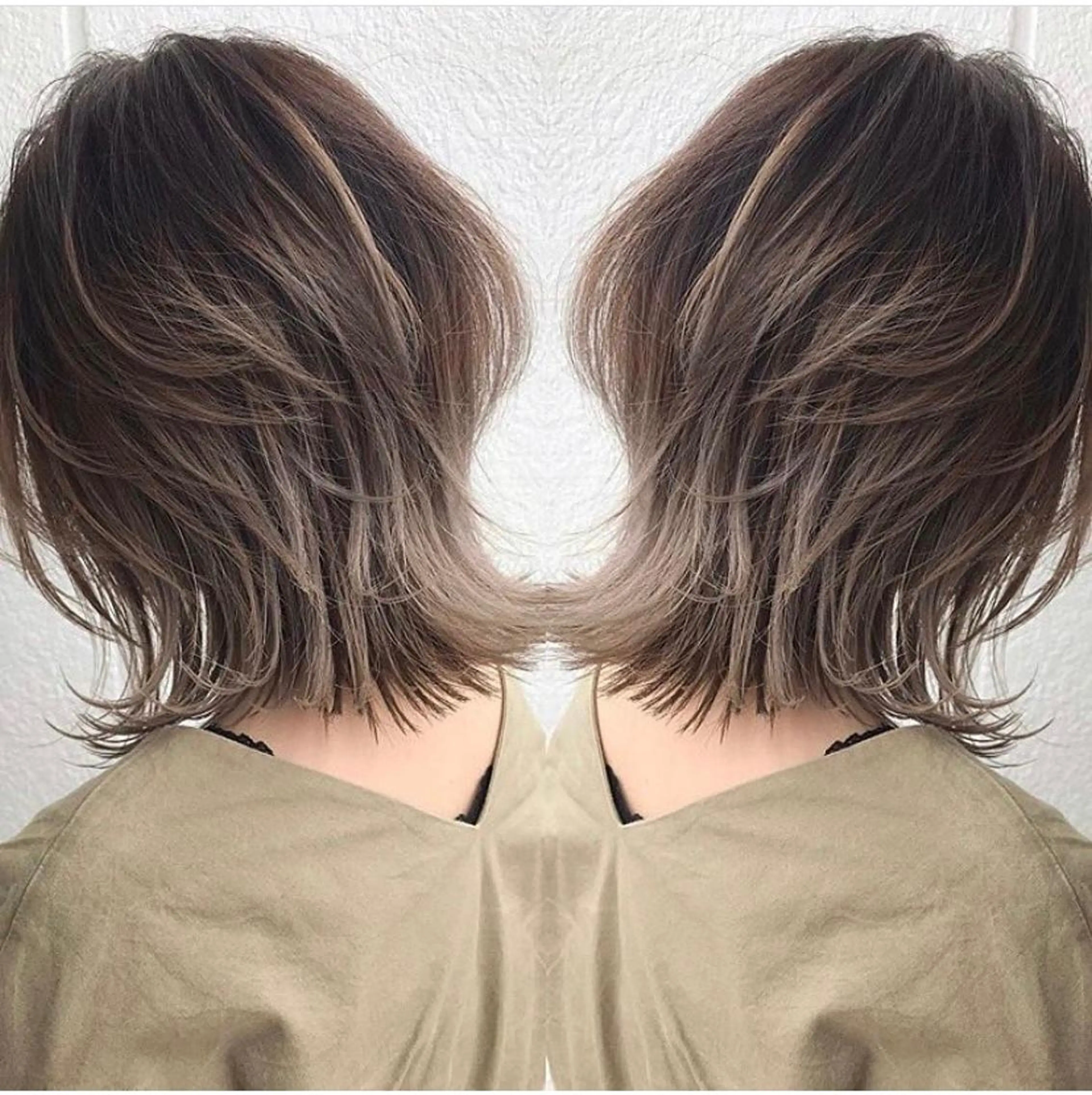 ミディアム 🍀ケアブリーチ カラー🍀坂井のヘアスタイル