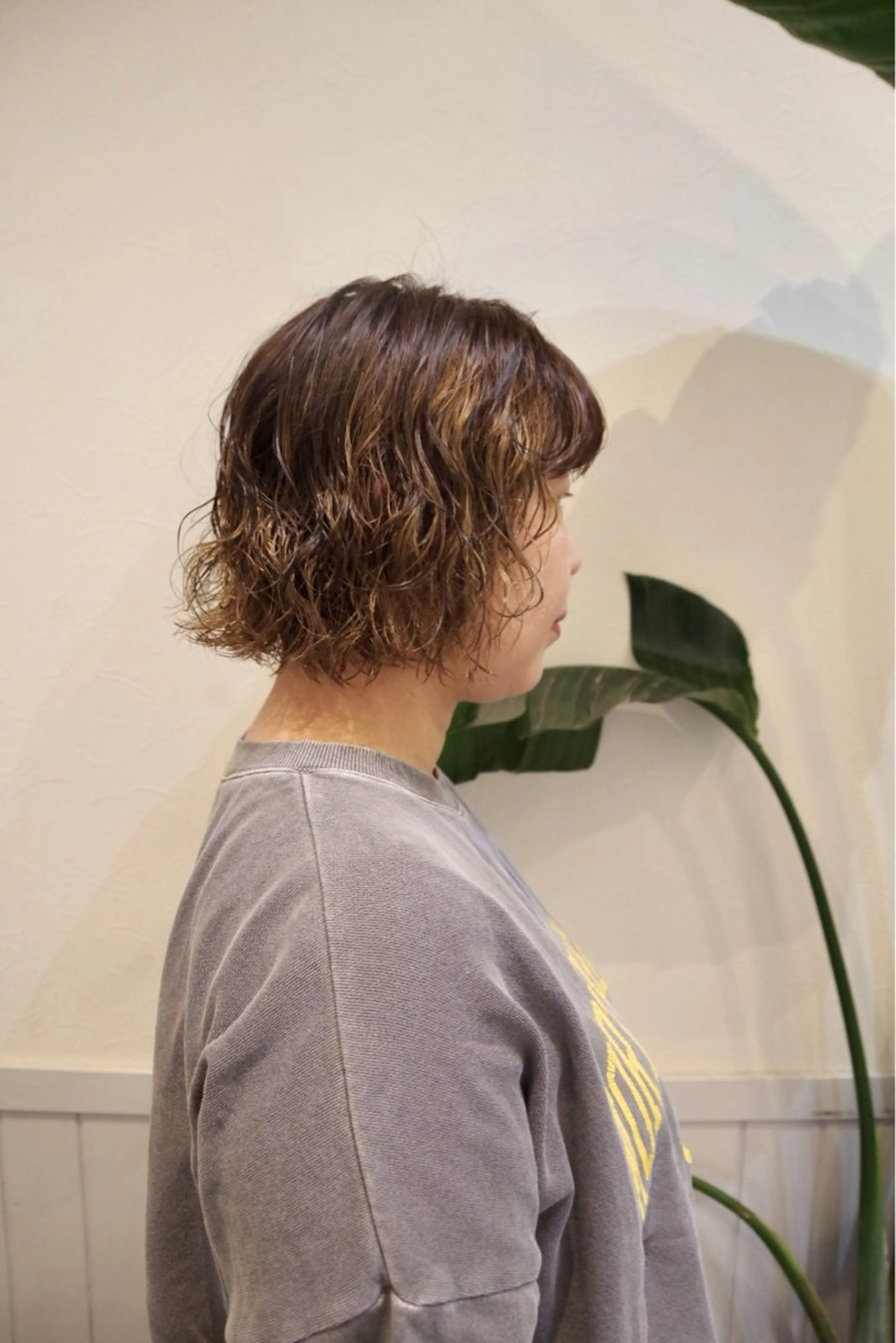 ミディアム パーマ ミディアムパーマ ショート& パーマ　坂本のヘアスタイル