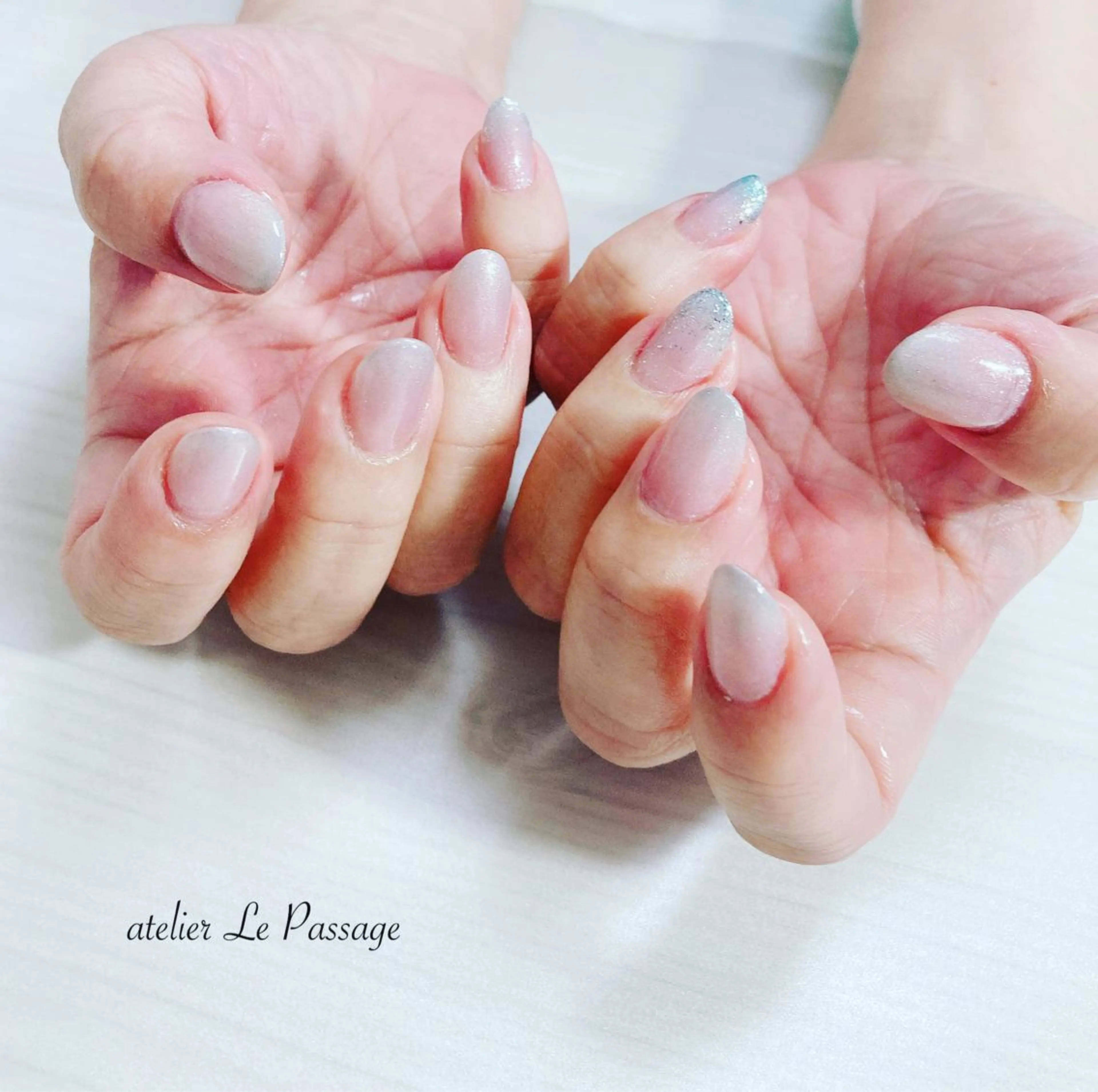 ネイル 長さ出し ジェルネイル グラデーション オフィスネイル ワンカラーネイル h nakatsukaのネイルデザイン