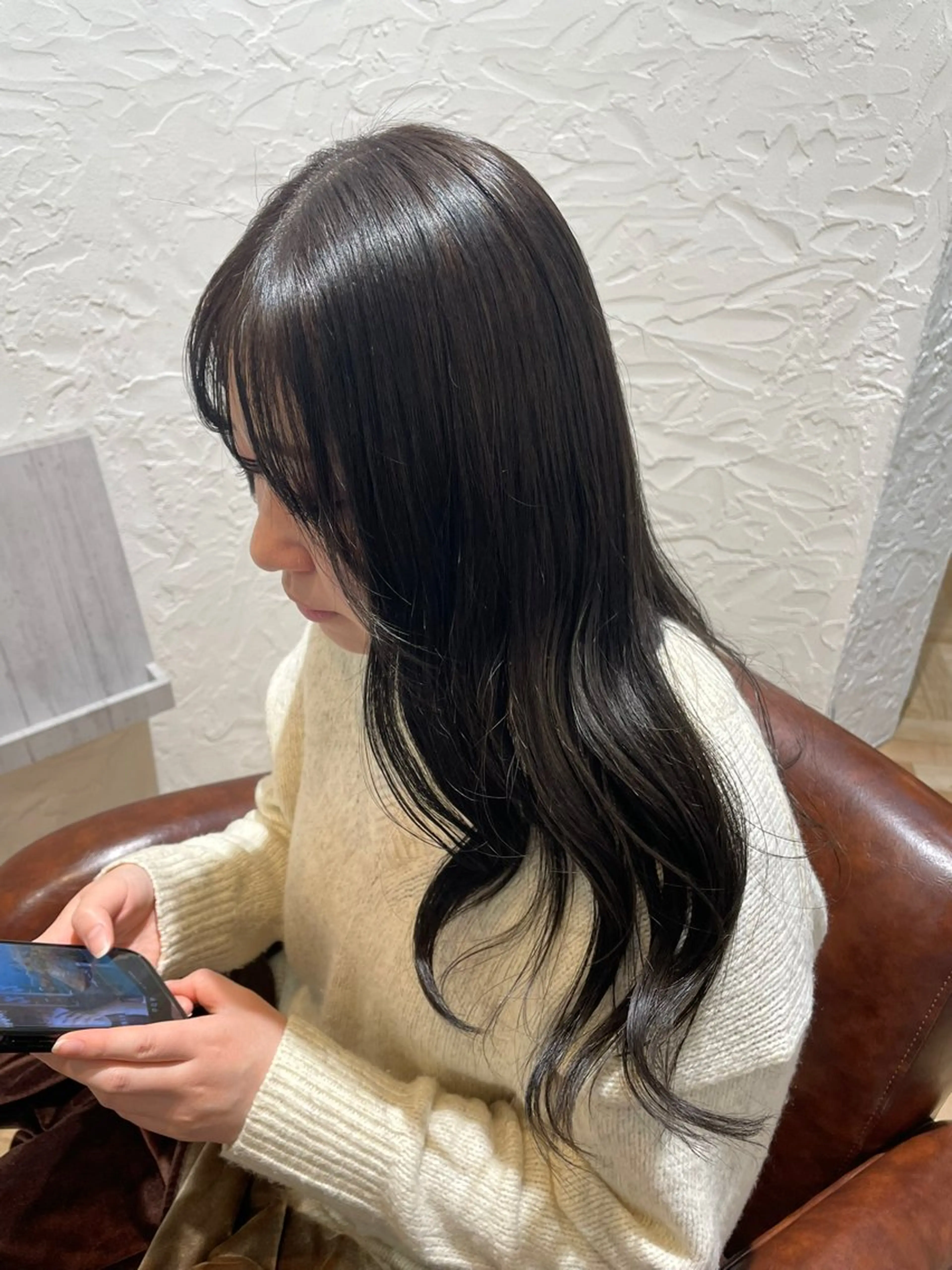 ロング カラー ヘアカラー パーマ 縮毛矯正 トリートメント ヘッドスパ ちば さやのヘアスタイル