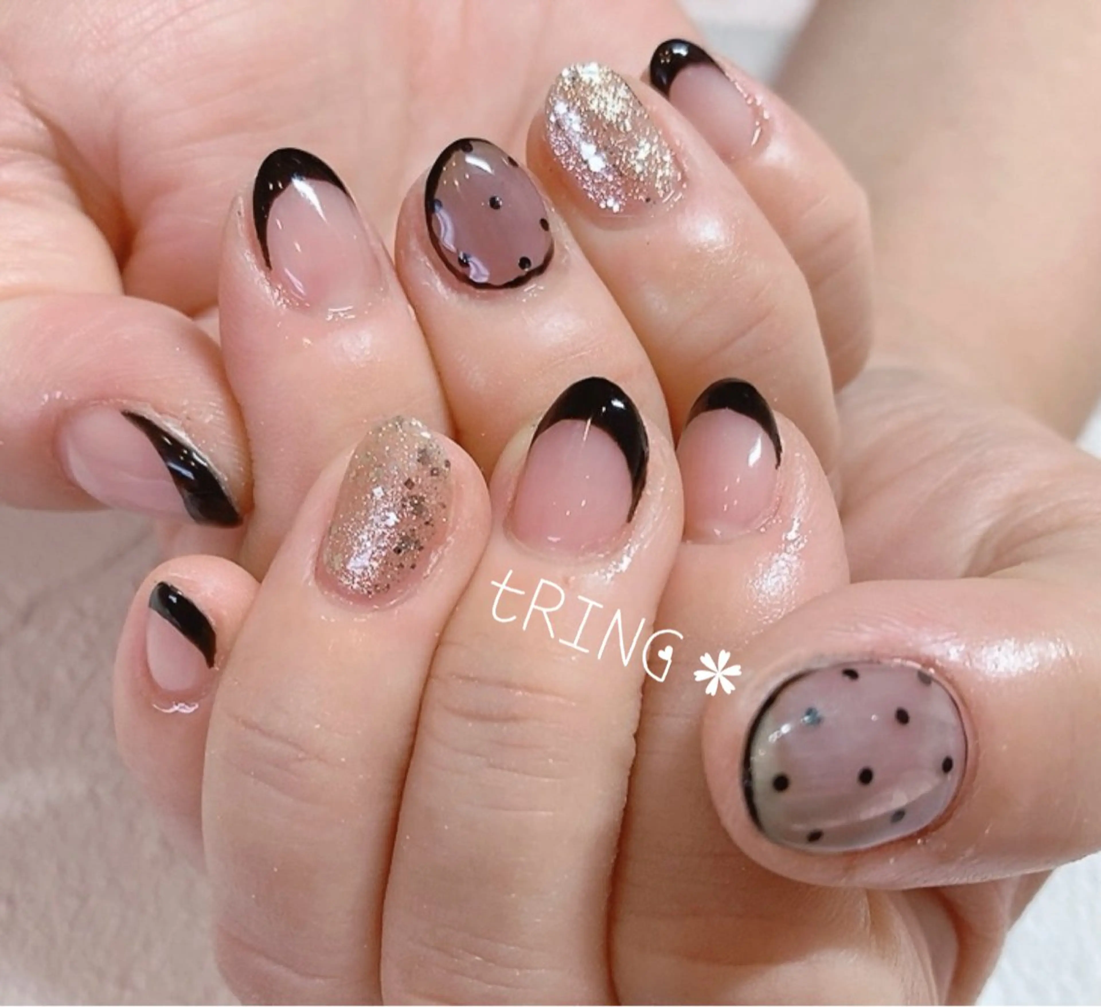 ネイル ハンドネイル tRING* しいの木台のネイルデザイン