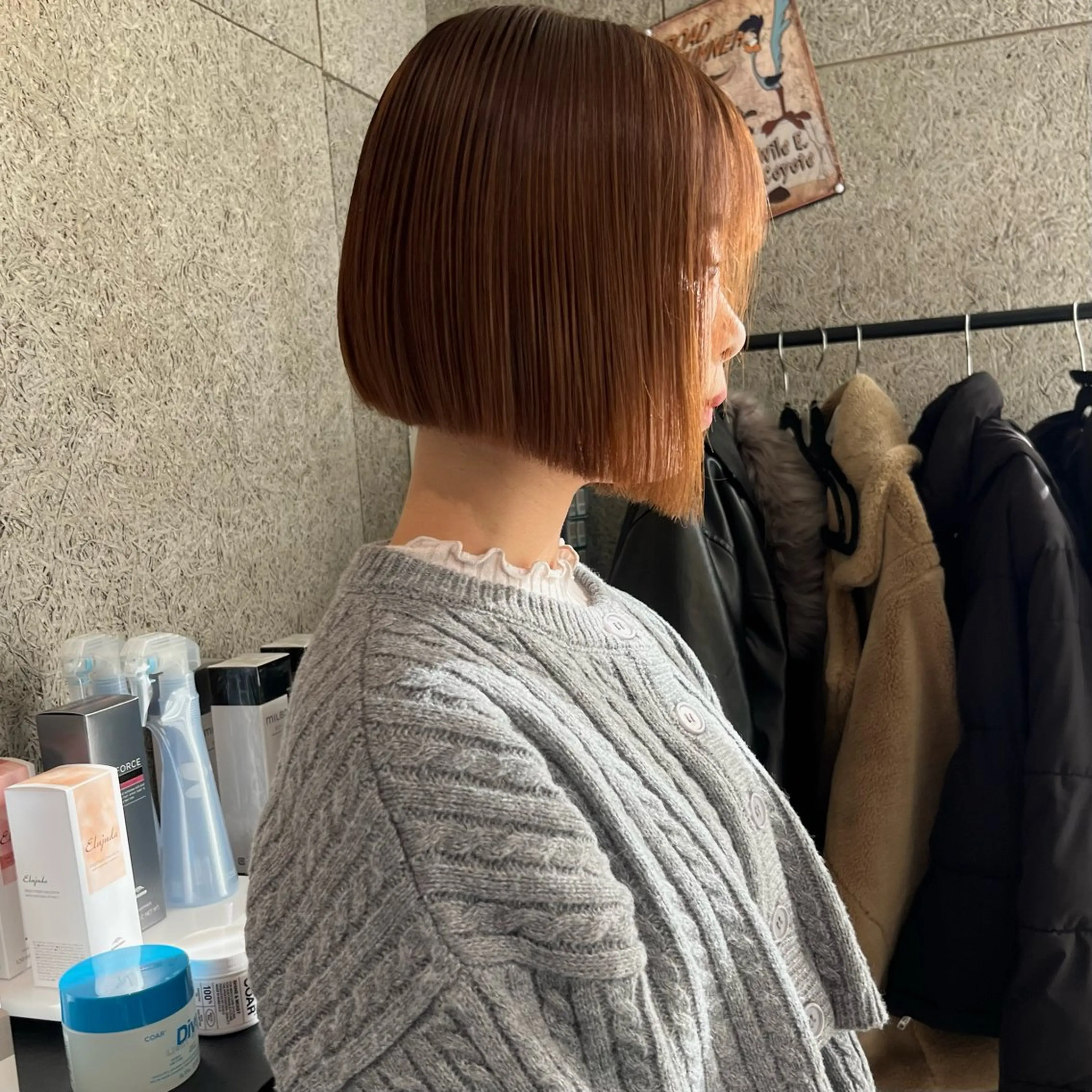 ショート ボブ/ハイトーン/ 岡山駅/別曽遥也のヘアスタイル