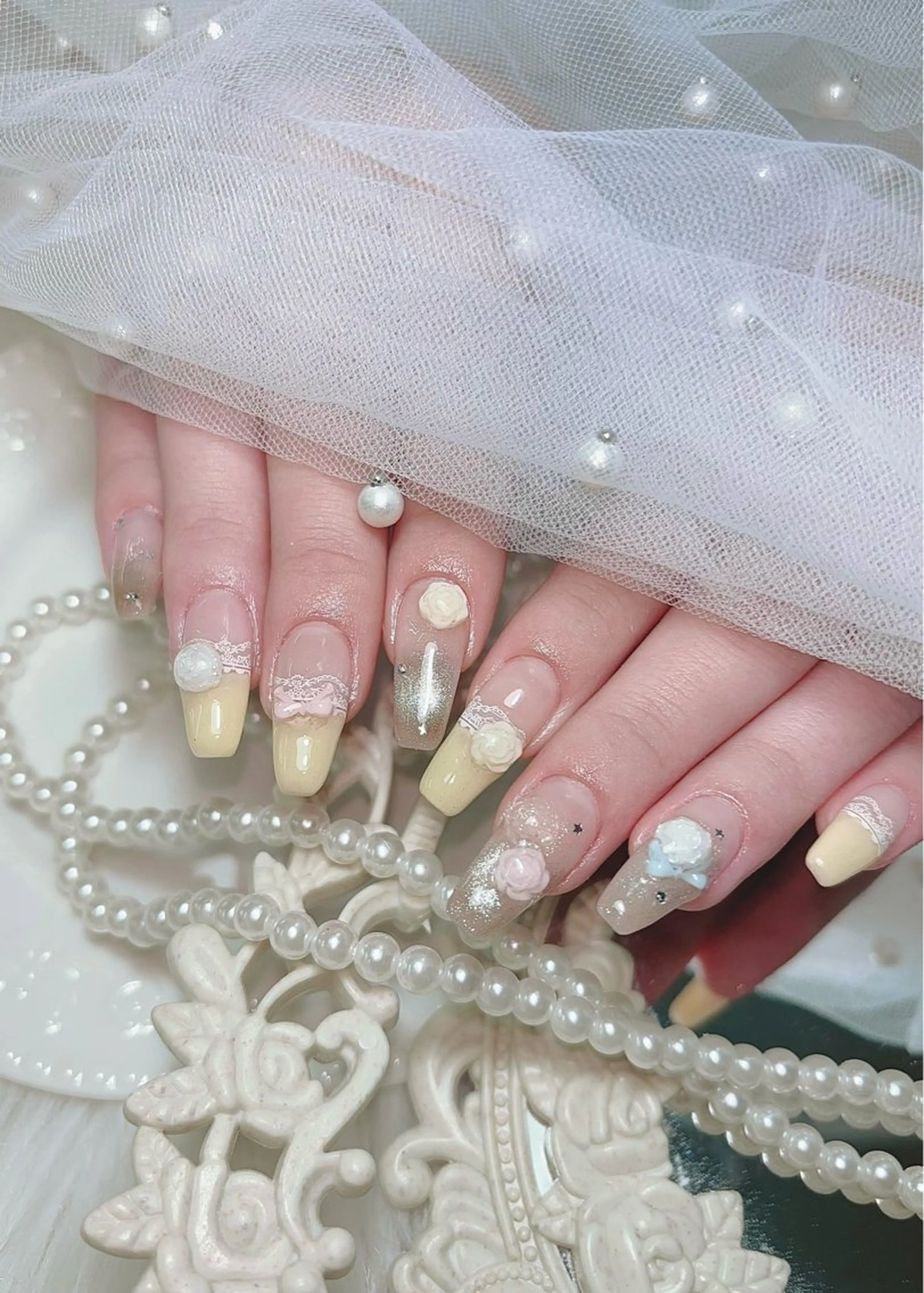 ネイル パステルネイル ハンドネイル Arowa 伊田のネイルデザイン