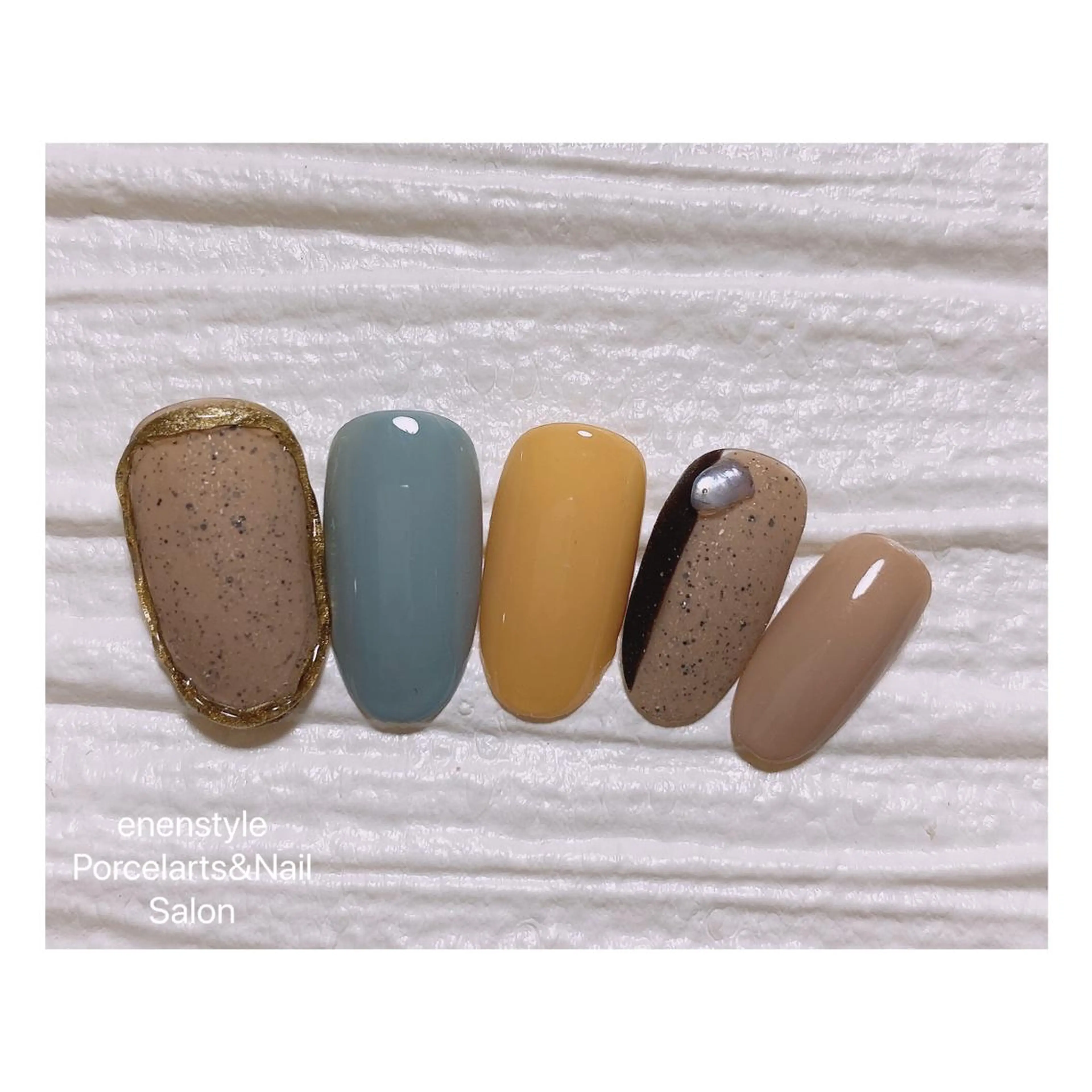 ミディアム ネイル ハンドネイル 👑enen style👑のネイルデザイン