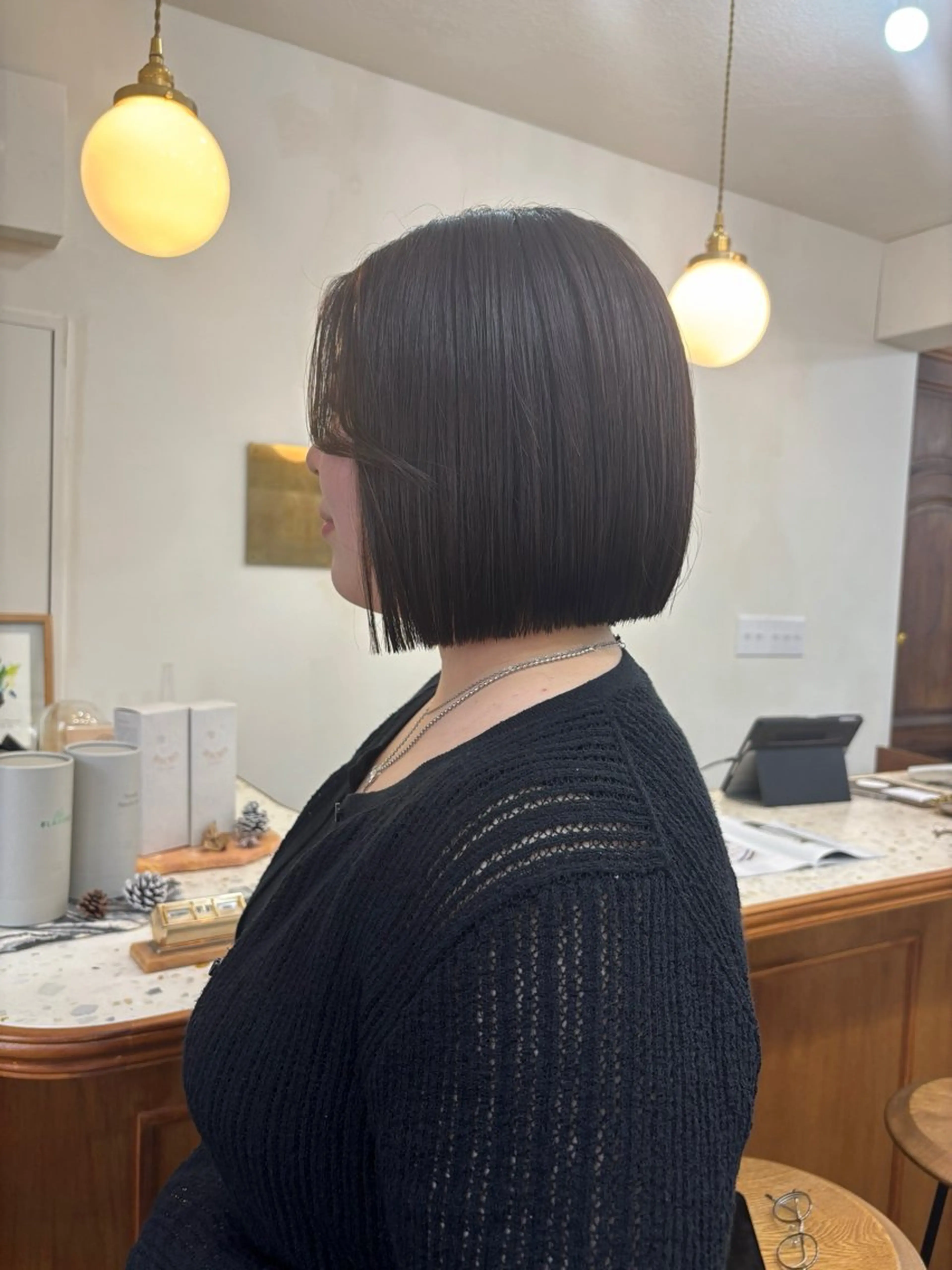 ショート ボブ 縮毛矯正 カット 縮毛矯正 CIEN所属・ayano🫧 《CIEN》のヘアスタイル