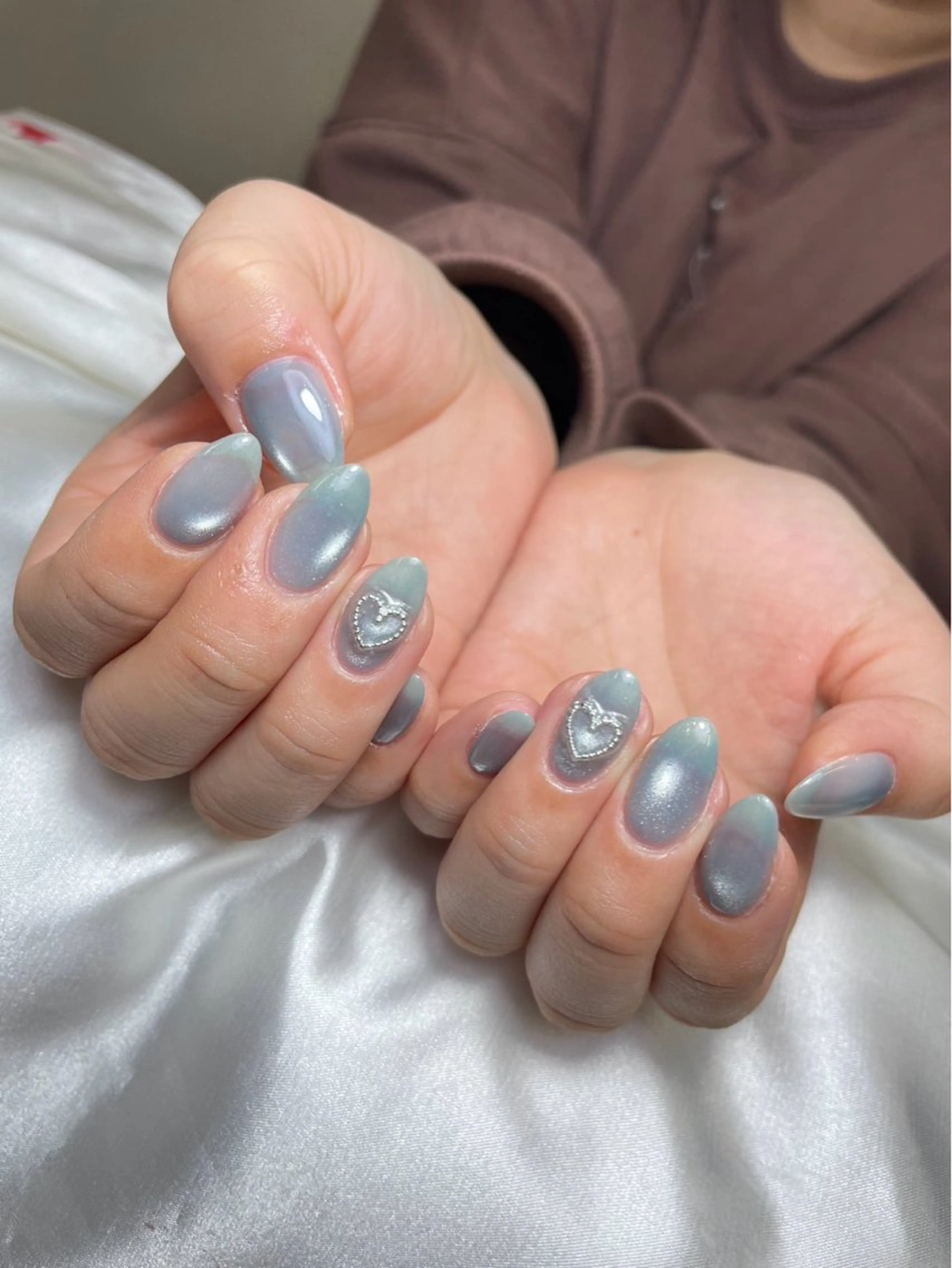 ネイル チークネイル 桜ネイル 長さ出し フットネイル ジェルネイル ハンドネイル Maika's nailのネイルデザイン