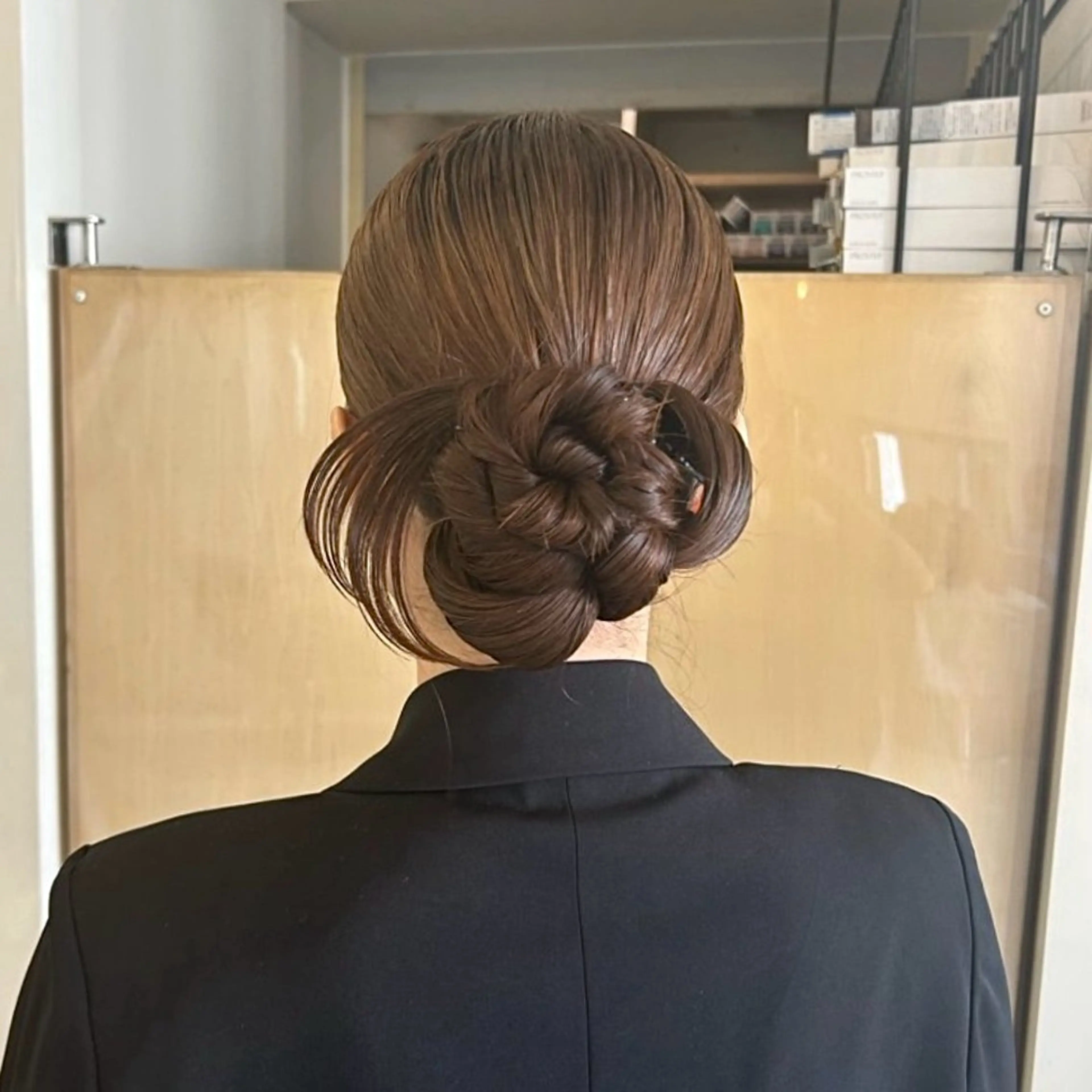 ロング ヘアアレンジ 結婚式・ブライダル ヘアセット 🫧透明感ボブ/ ハイトーン.nanoのヘアスタイル