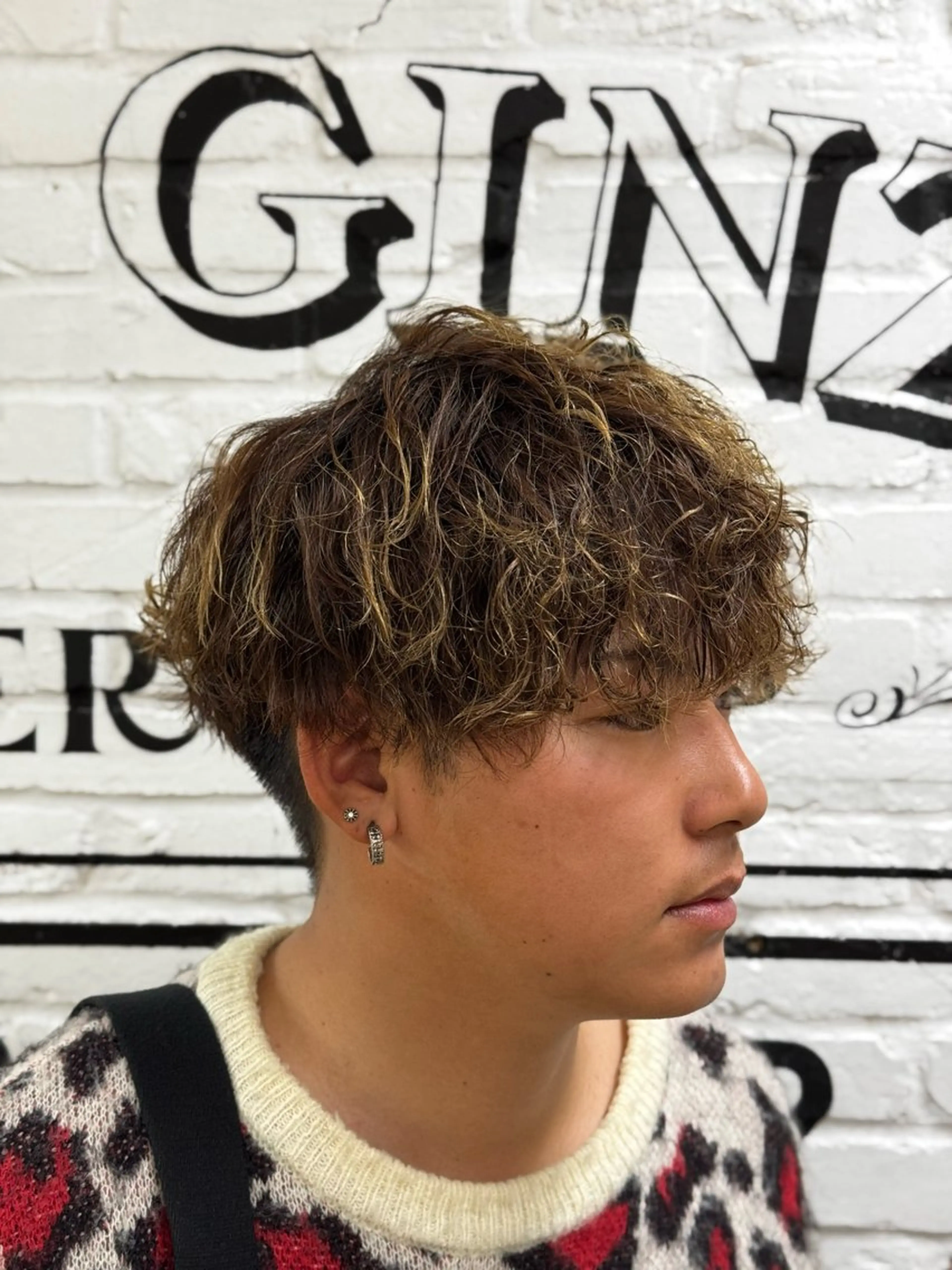 平日限定【men's】cut+permの写真