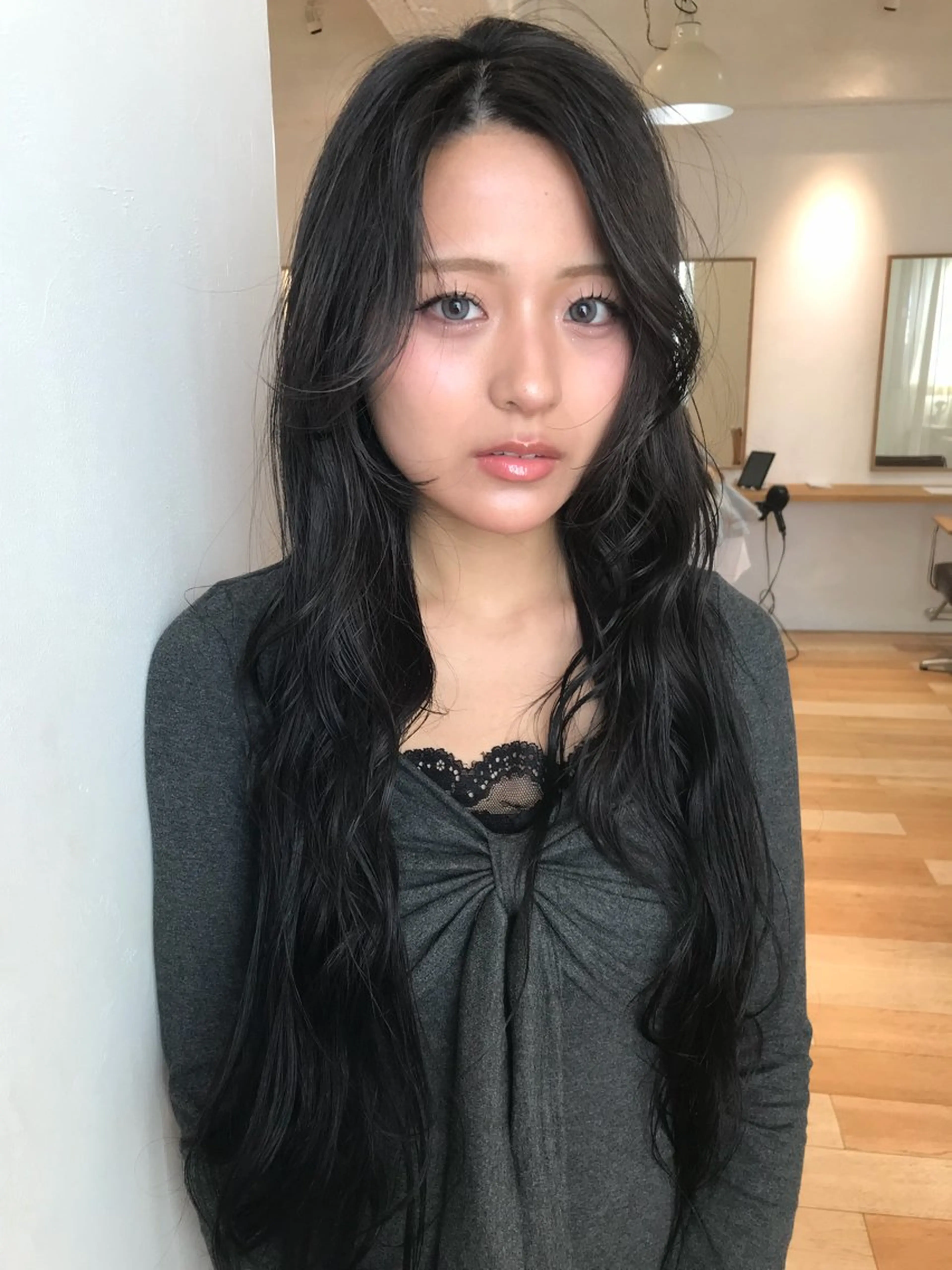 セミロング カラー カット ヘアカラー トリートメント 赤み消しカラー/ ナチュラル/トモキのヘアスタイル