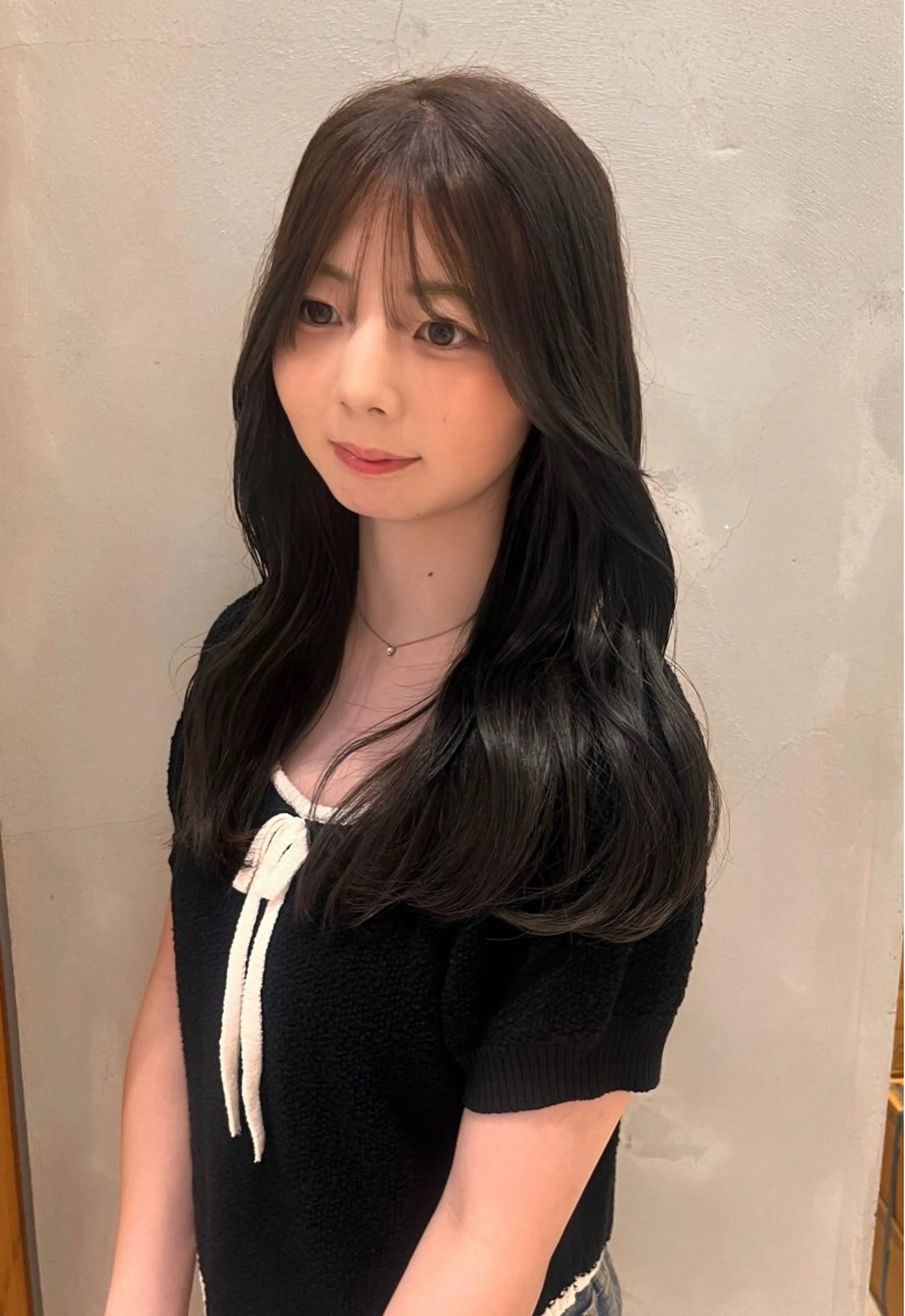 セミロング ヘアカラー 田中 もも🍑のヘアスタイル