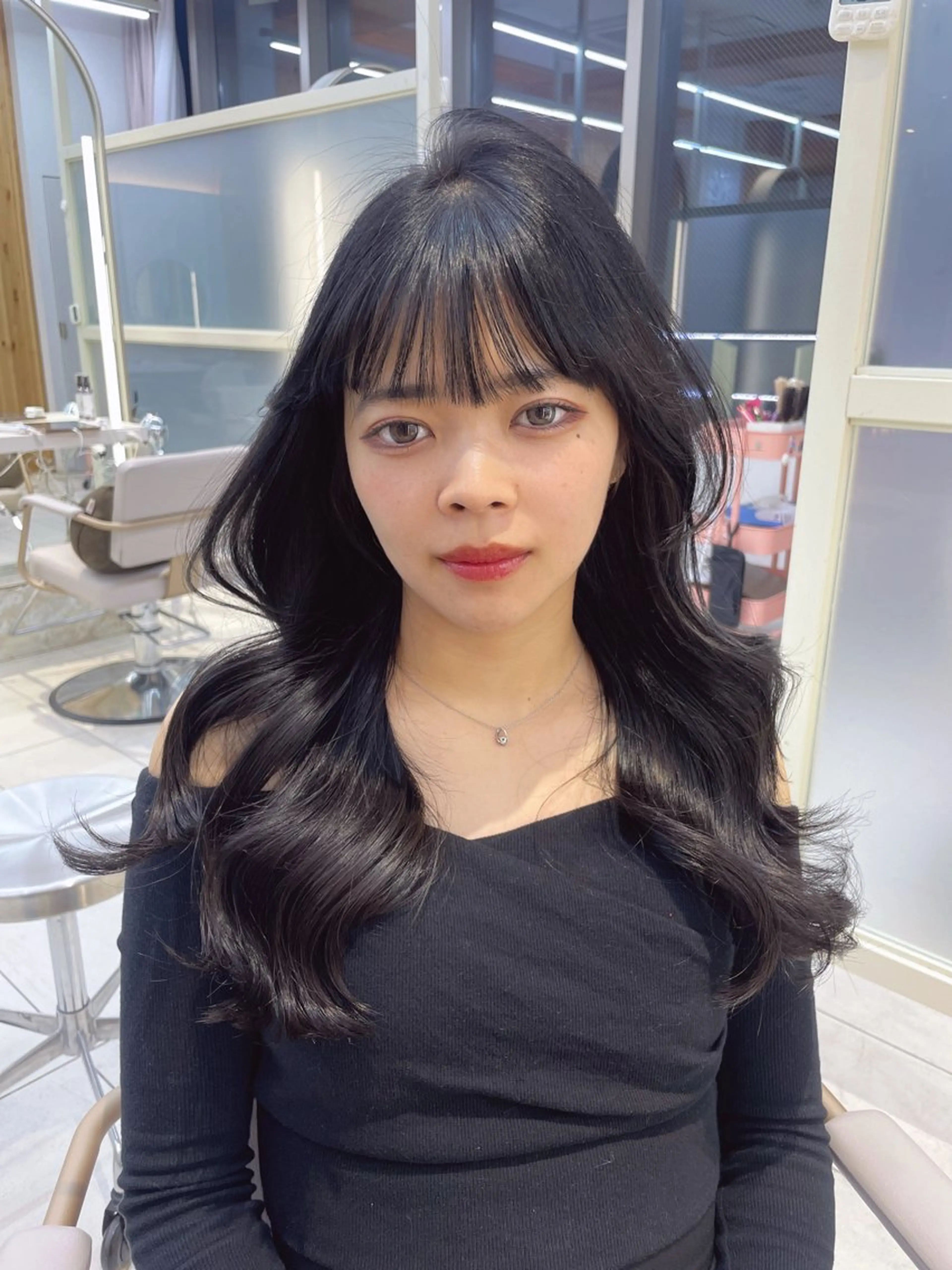 ロング レイヤー/顔周り /透明感/TAKUのヘアスタイル