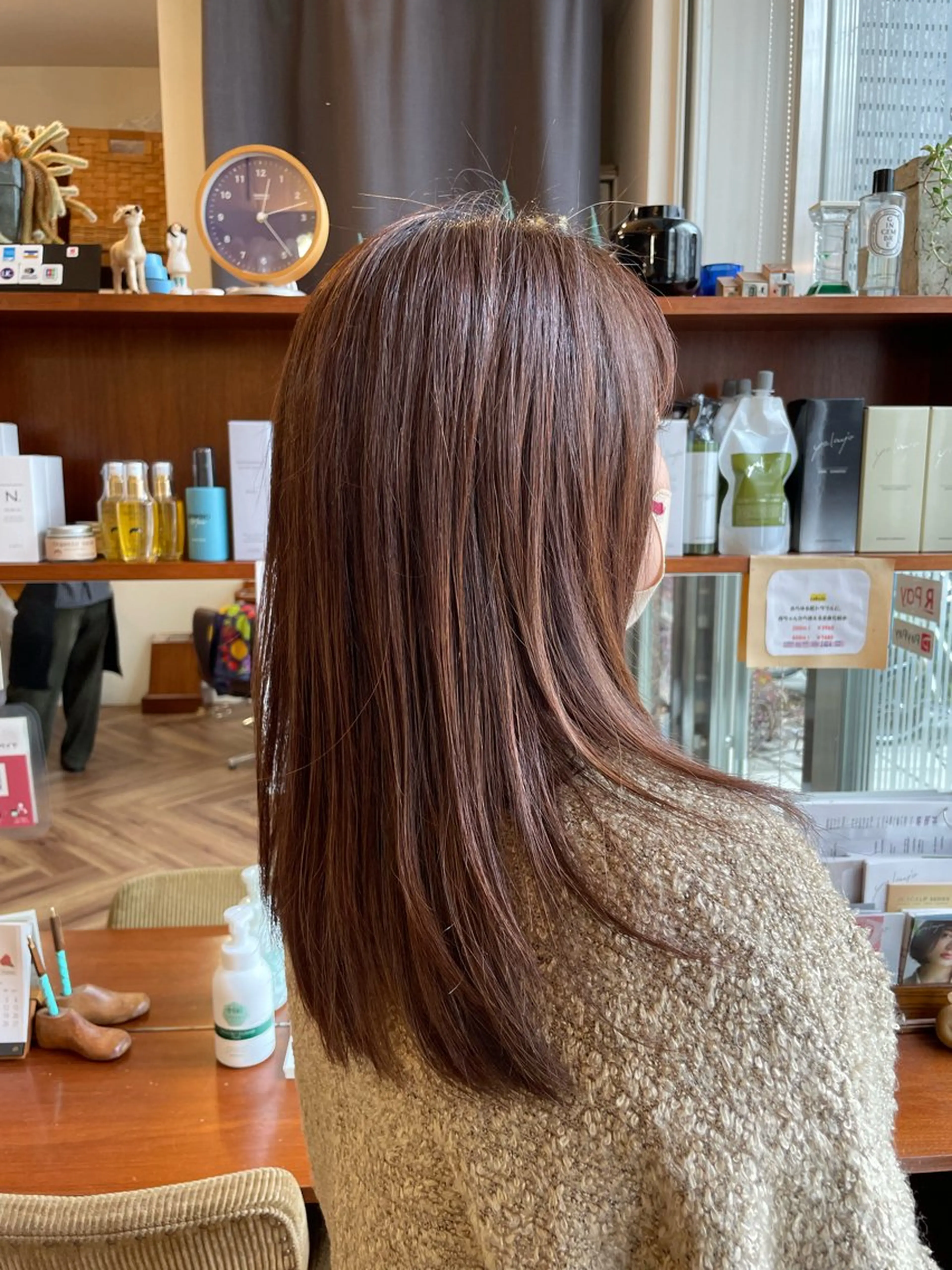 ロング レイヤーカット 望月 千絵のヘアスタイル