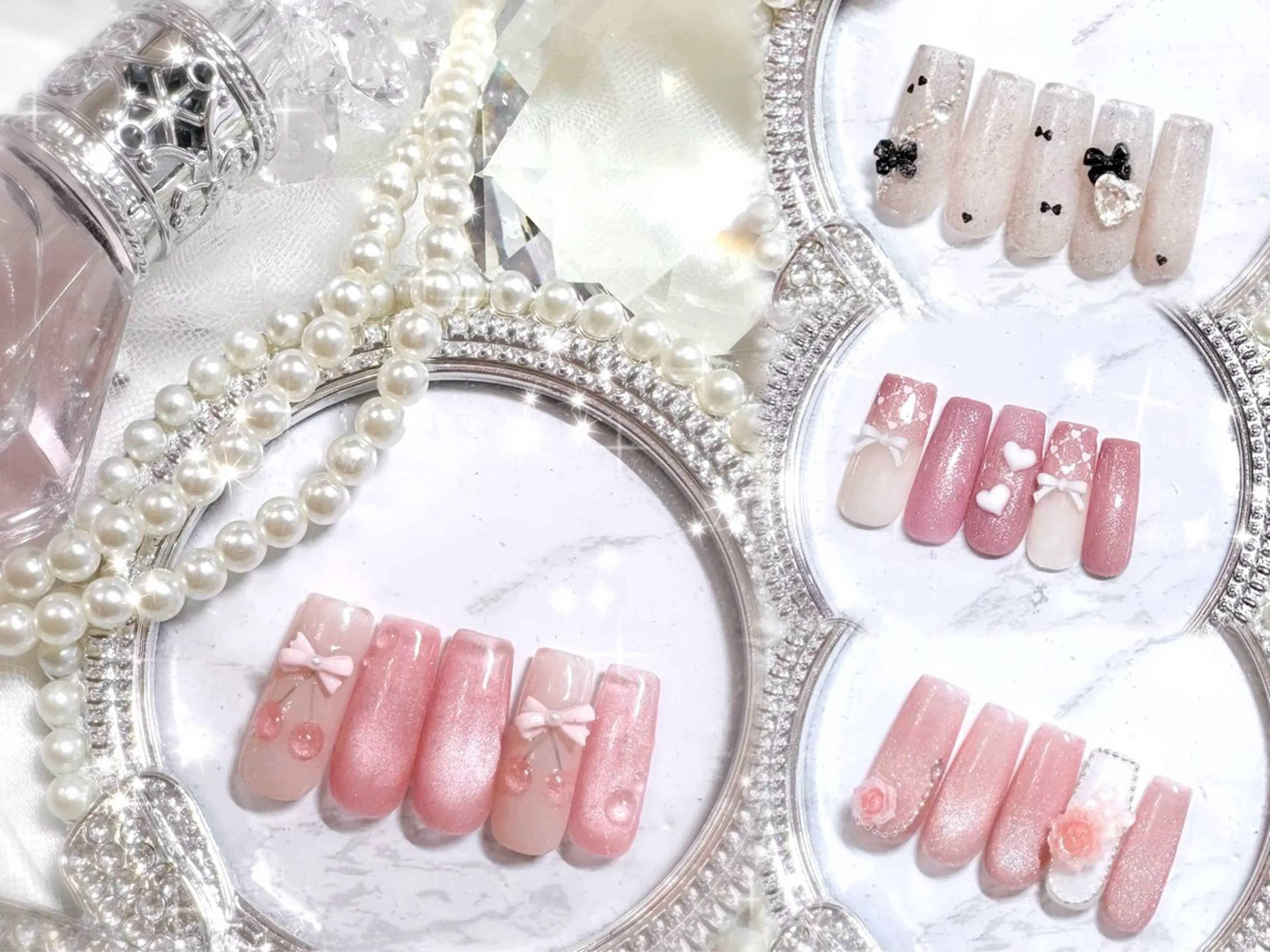 ネイル ハンドネイル 𝗝𝗨𝗥𝗜🎀 niconail三鷹のネイルデザイン