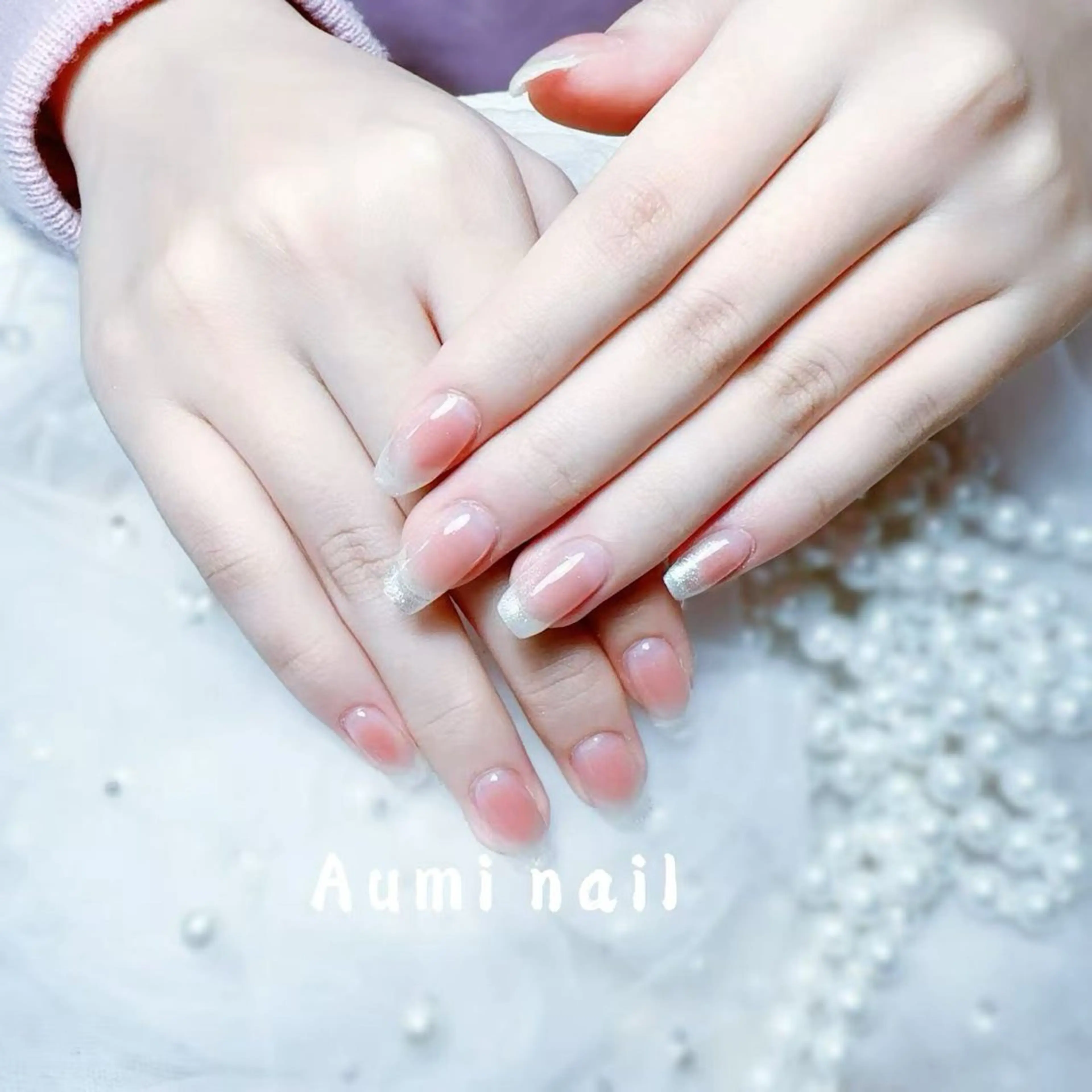 限定ワンホン💅チークマグネットフレンチ🧲¥6800円の写真