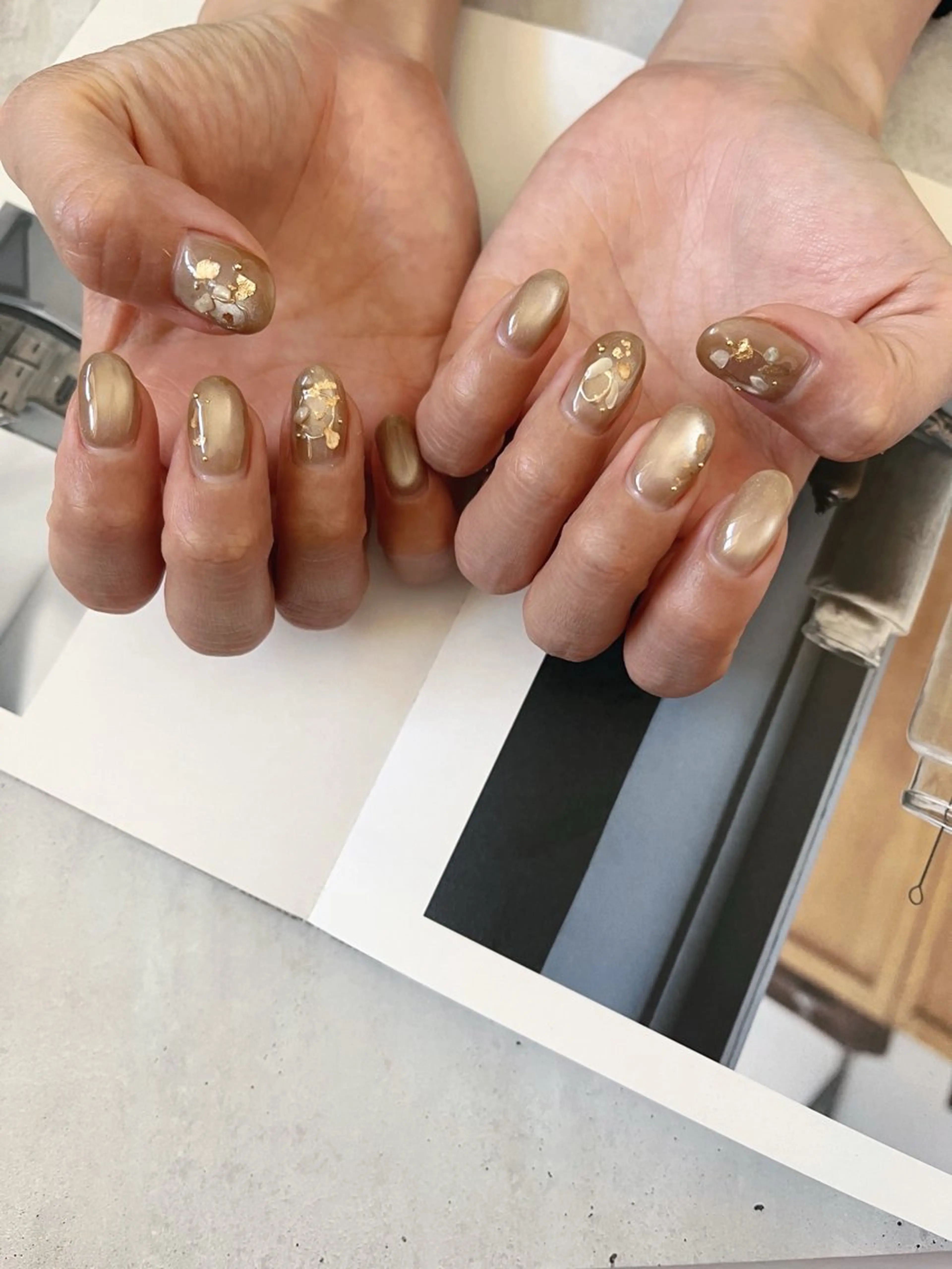 ネイル ニュアンスネイル K Aのネイルデザイン