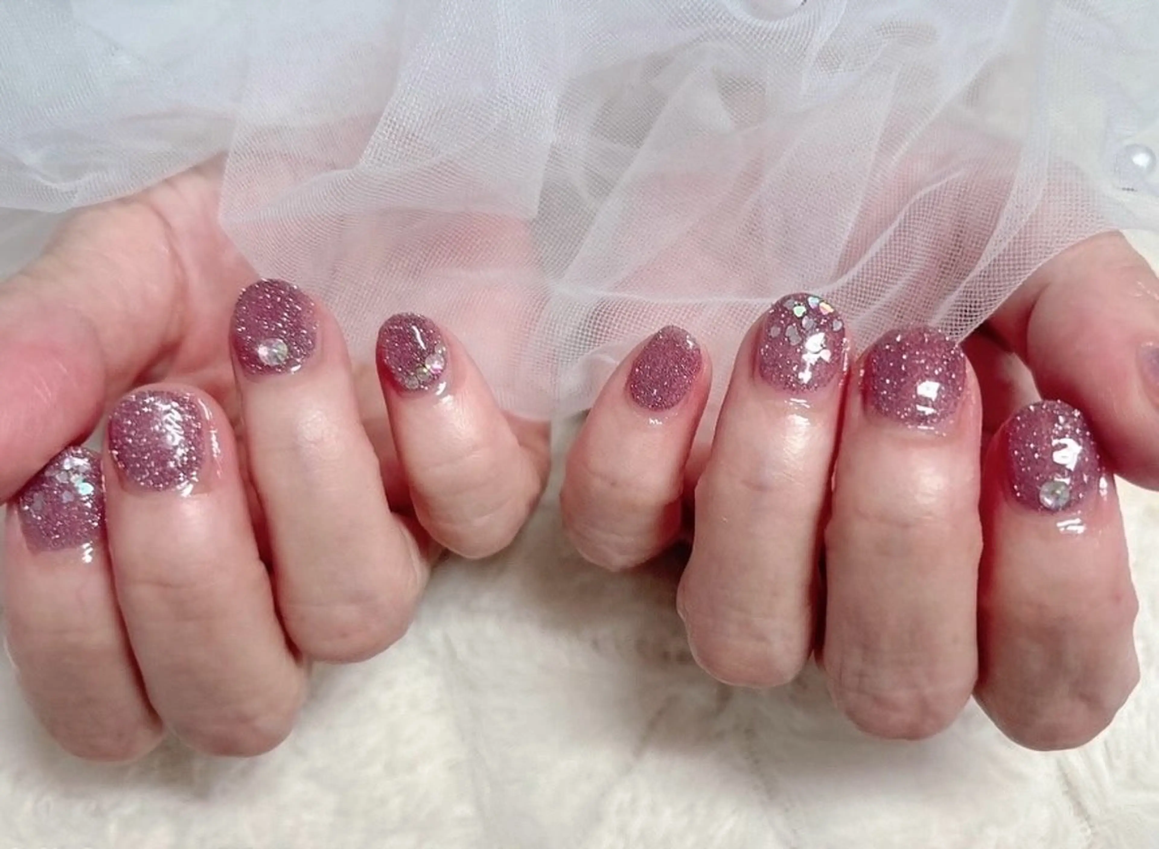 ネイル フラッシュネイル ラメ(グリッター) nail salon はるりのネイルデザイン