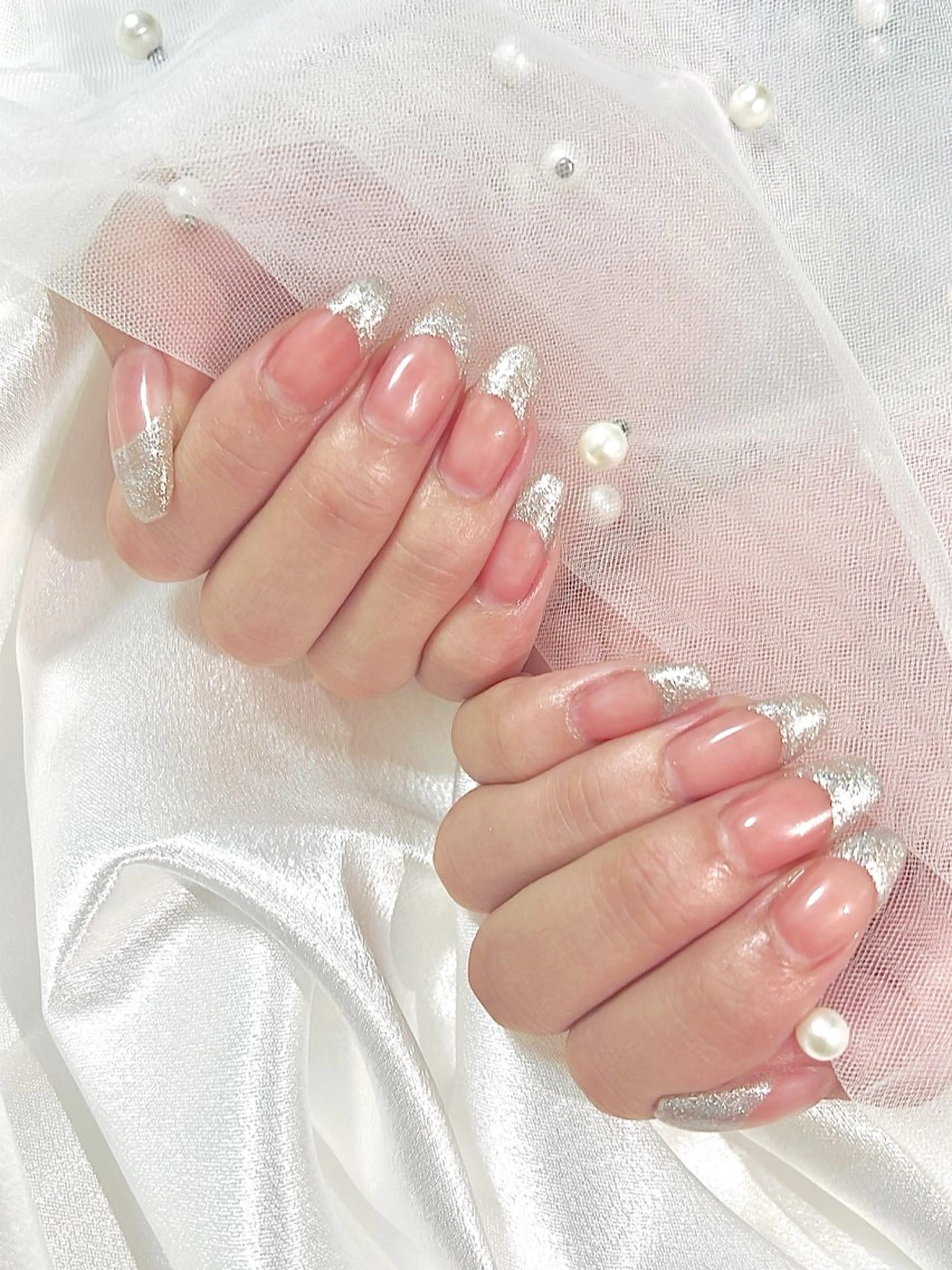 ✴︎１０本フレンチ✴︎（ベースカラーあり）の写真