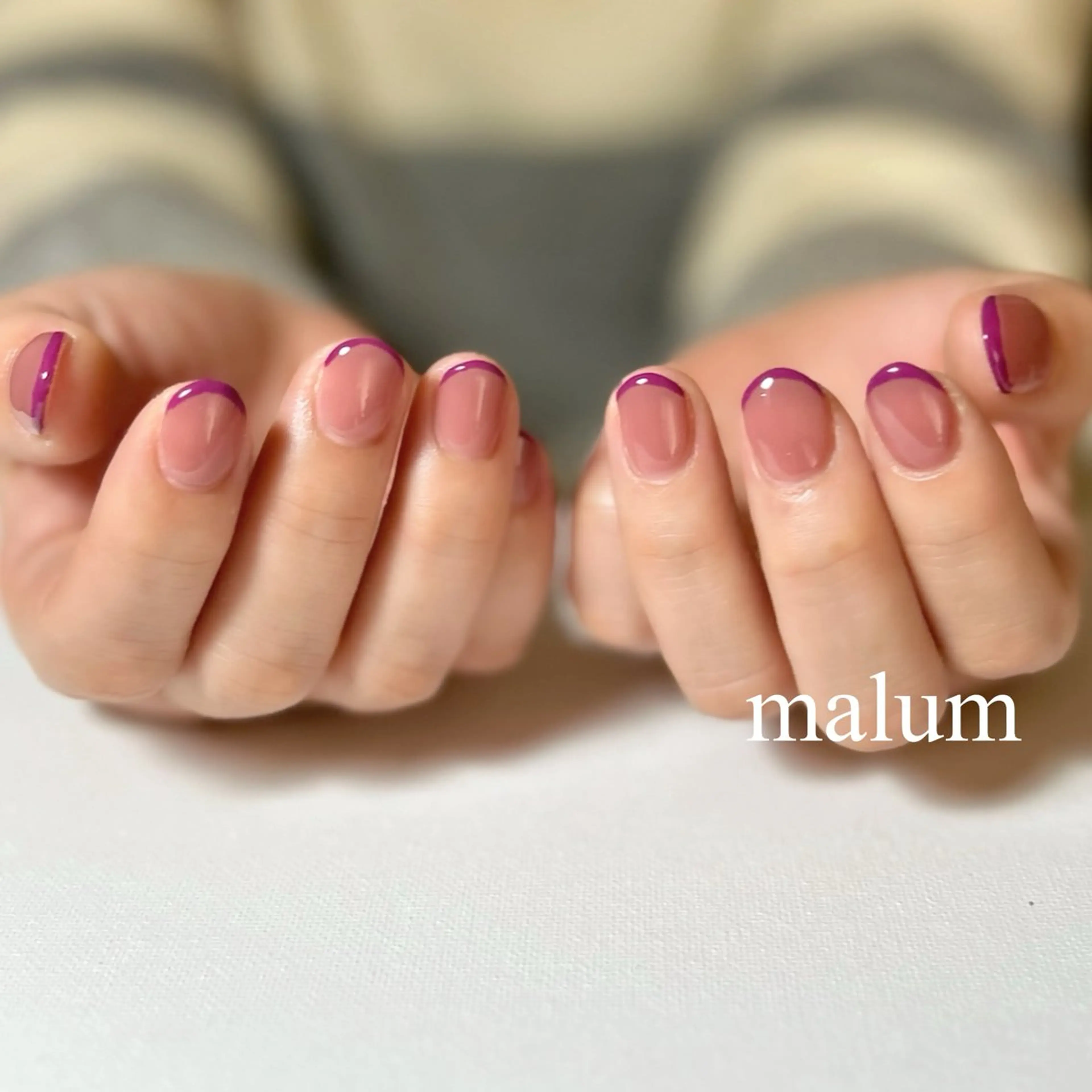 ネイル ハンドネイル malum nailのネイルデザイン