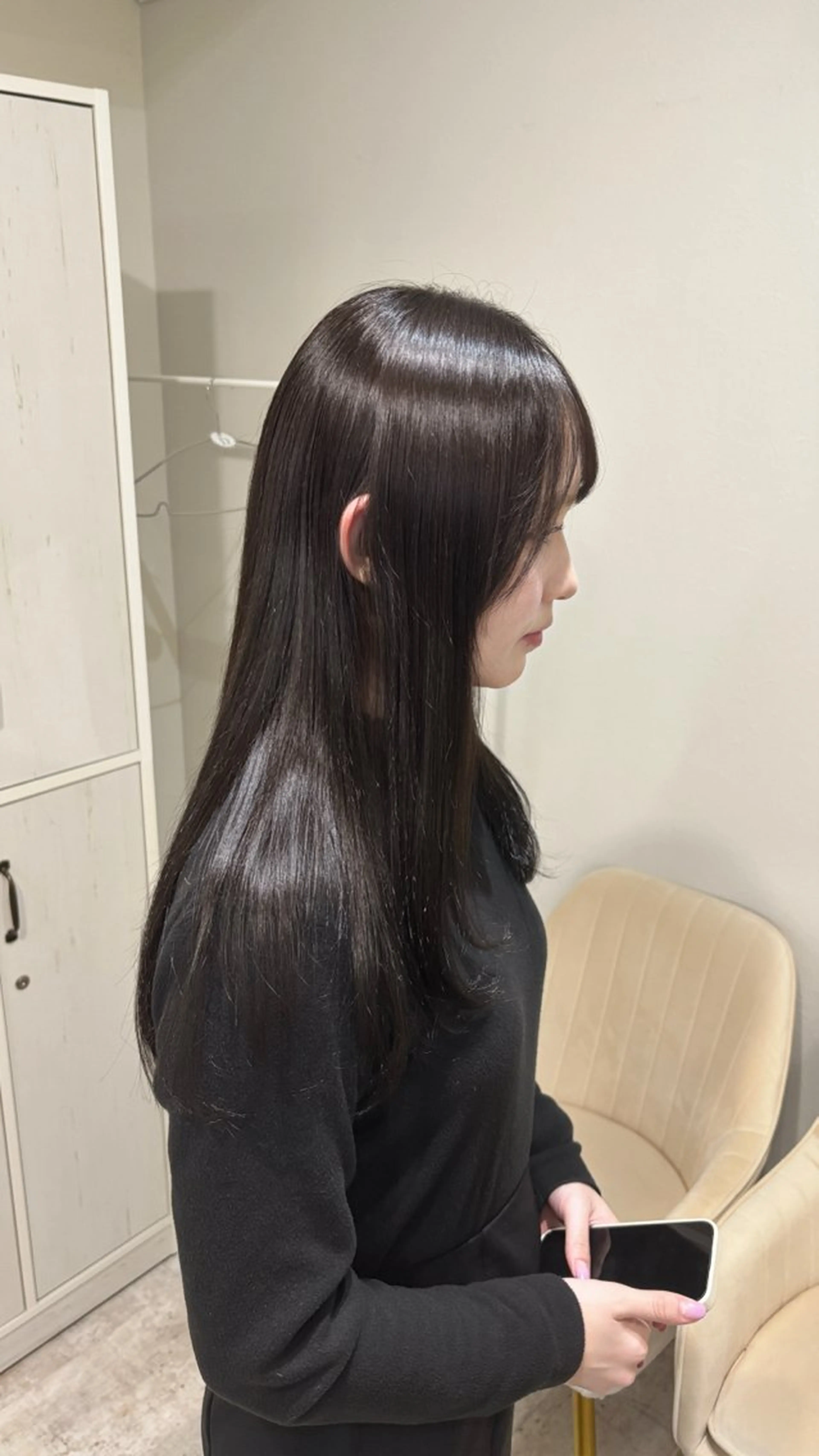 ロング カラー ヘアカラー トリートメント piLLon mayuのヘアスタイル