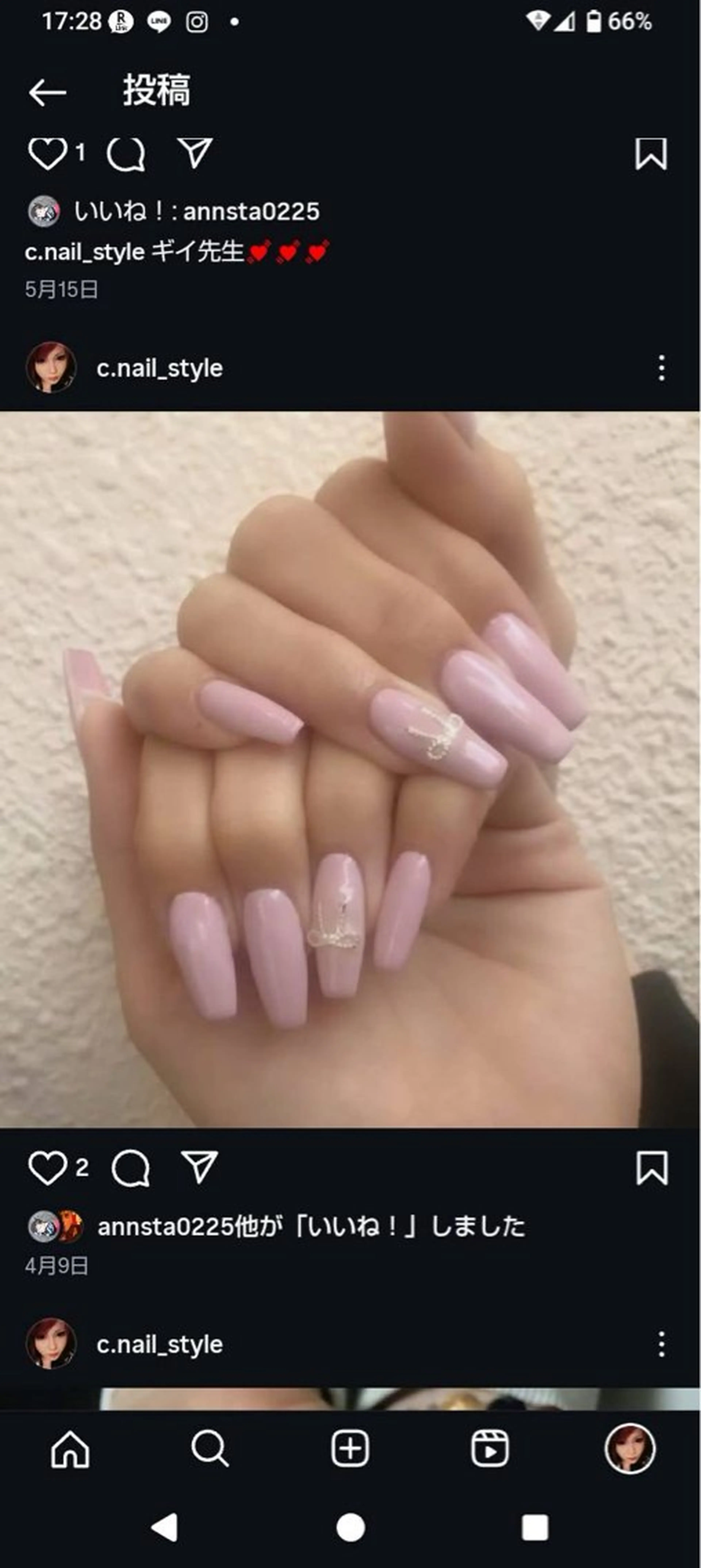 ネイル nail salon oneness🎀のネイルデザイン