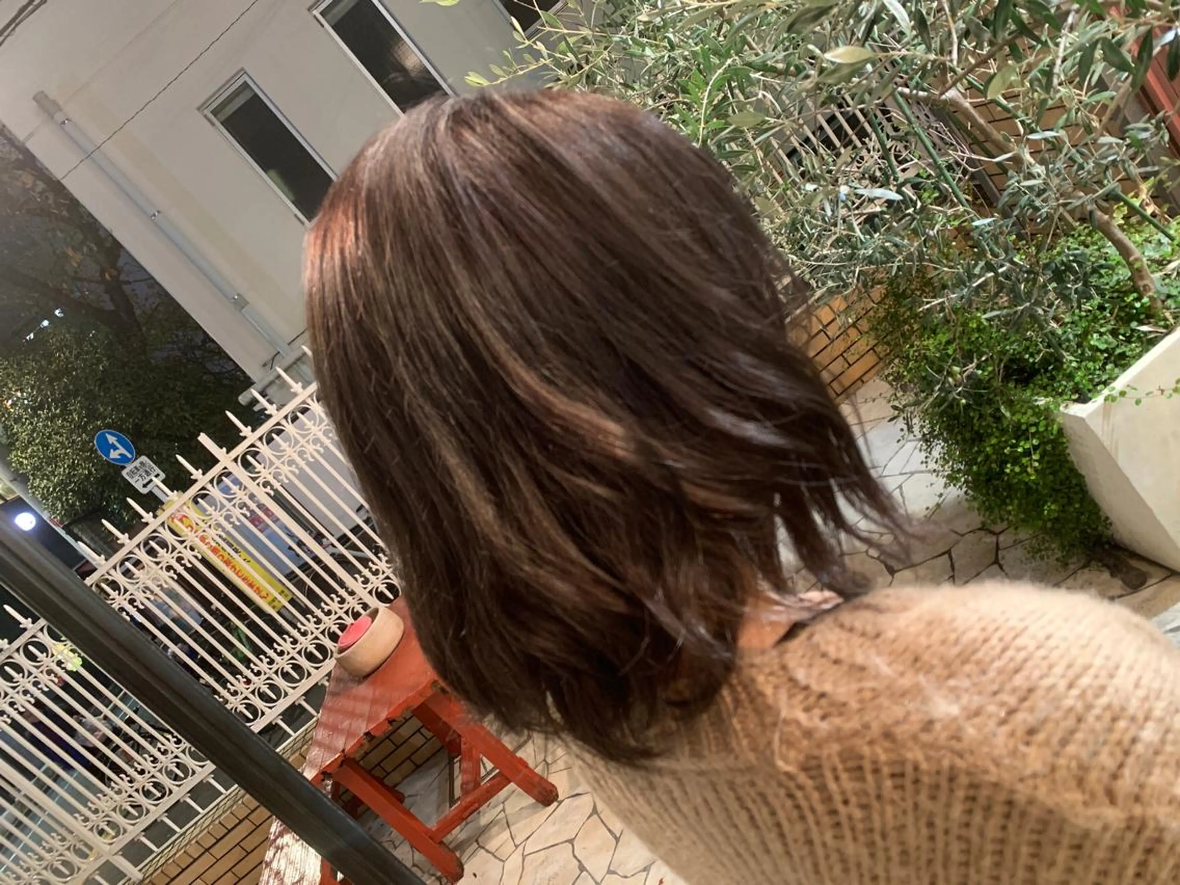 ミディアム カラー 今村 愛美のヘアスタイル