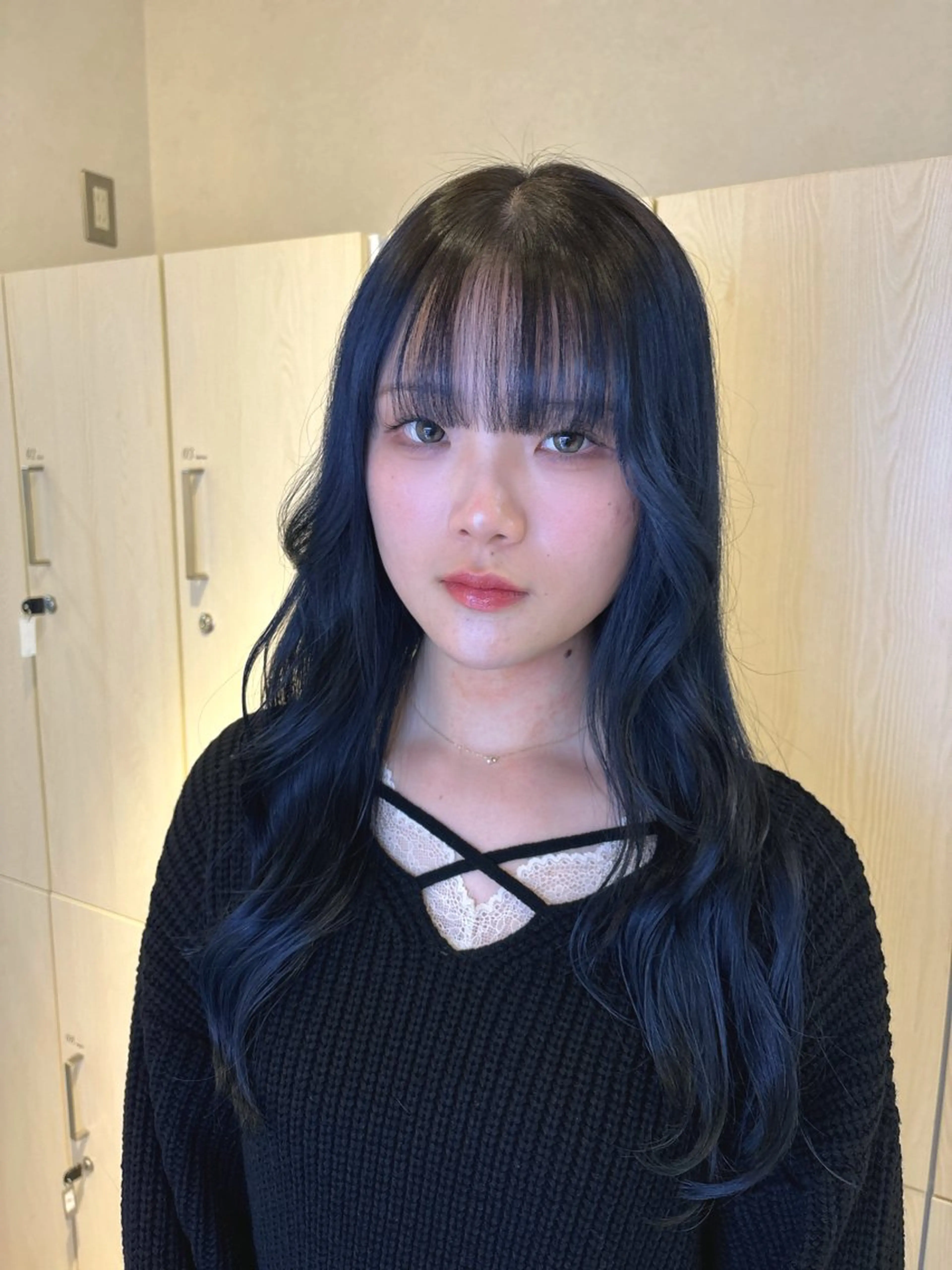 ロング ヘアカラー トリートメント CIEL大名店所属・Rena/レイヤー /透明感カラーのヘアスタイル