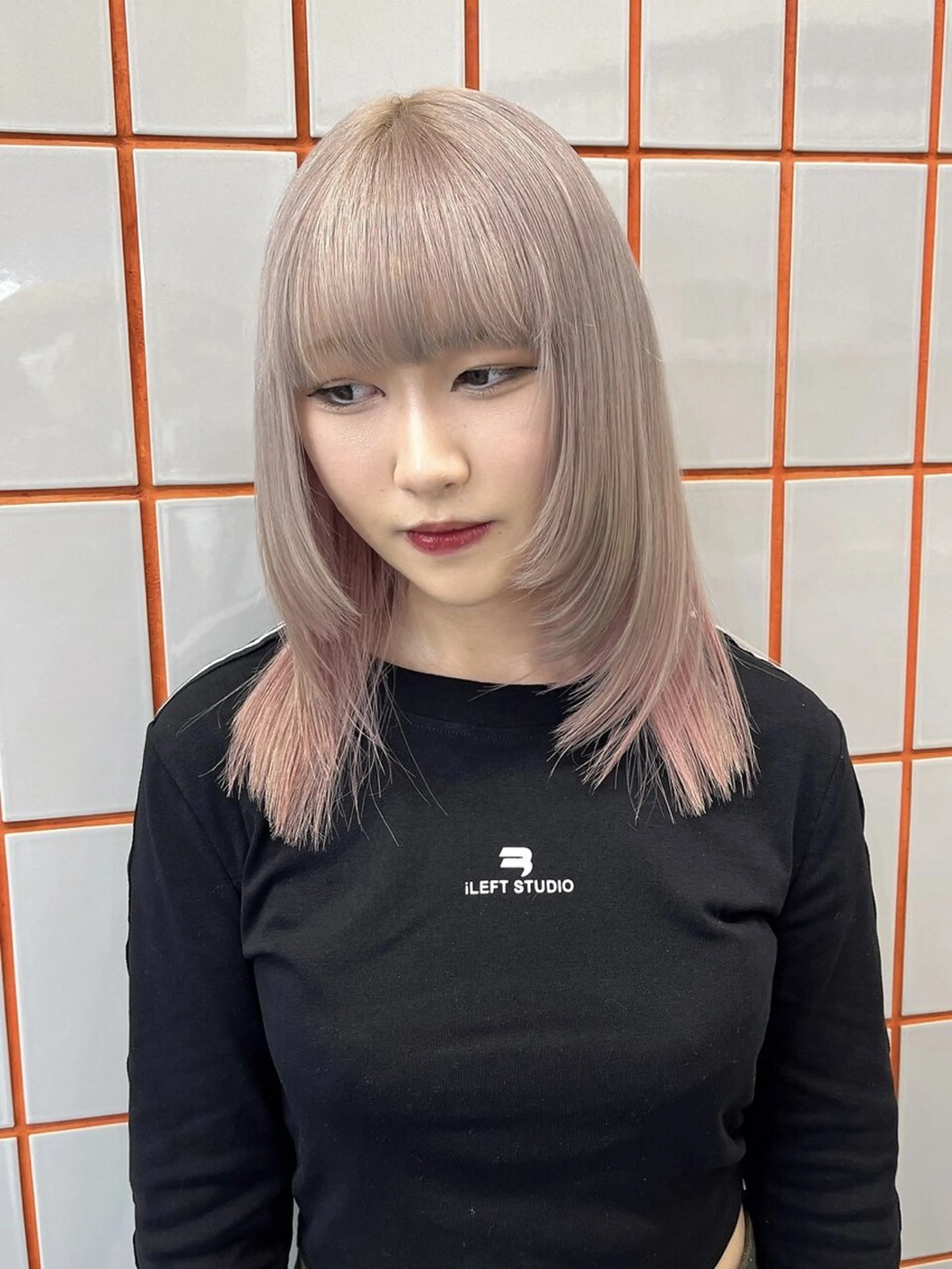 カラー ヘアカラー PELE栄/カラー ハイトーン/そうたのヘアスタイル