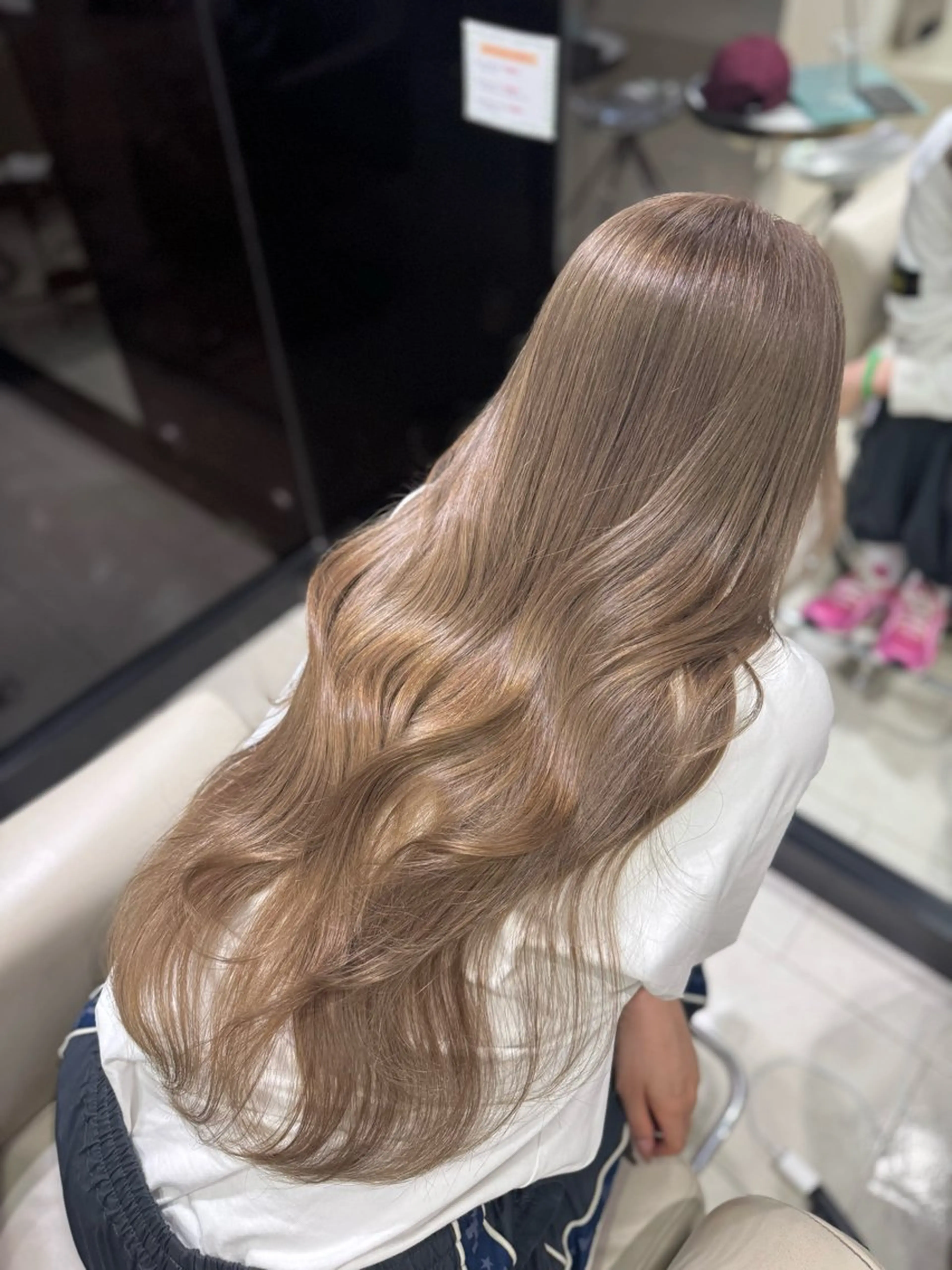 ロング ヘアカラー k-two心斎橋 ♡ 顔周りカット/yuiのヘアスタイル