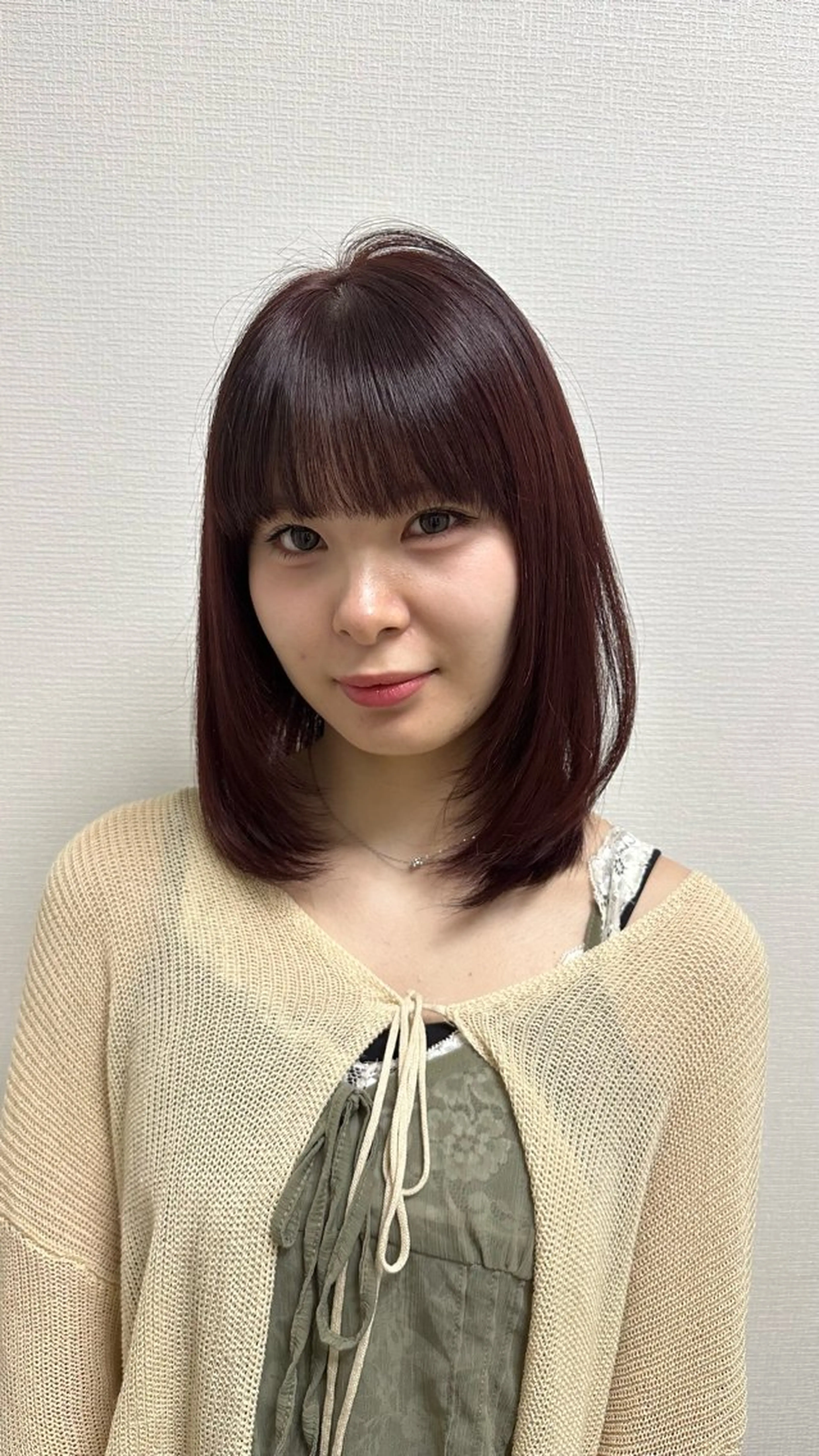 セミロング 大人っぽ中韓レディ ヘア🤍MAOのヘアスタイル
