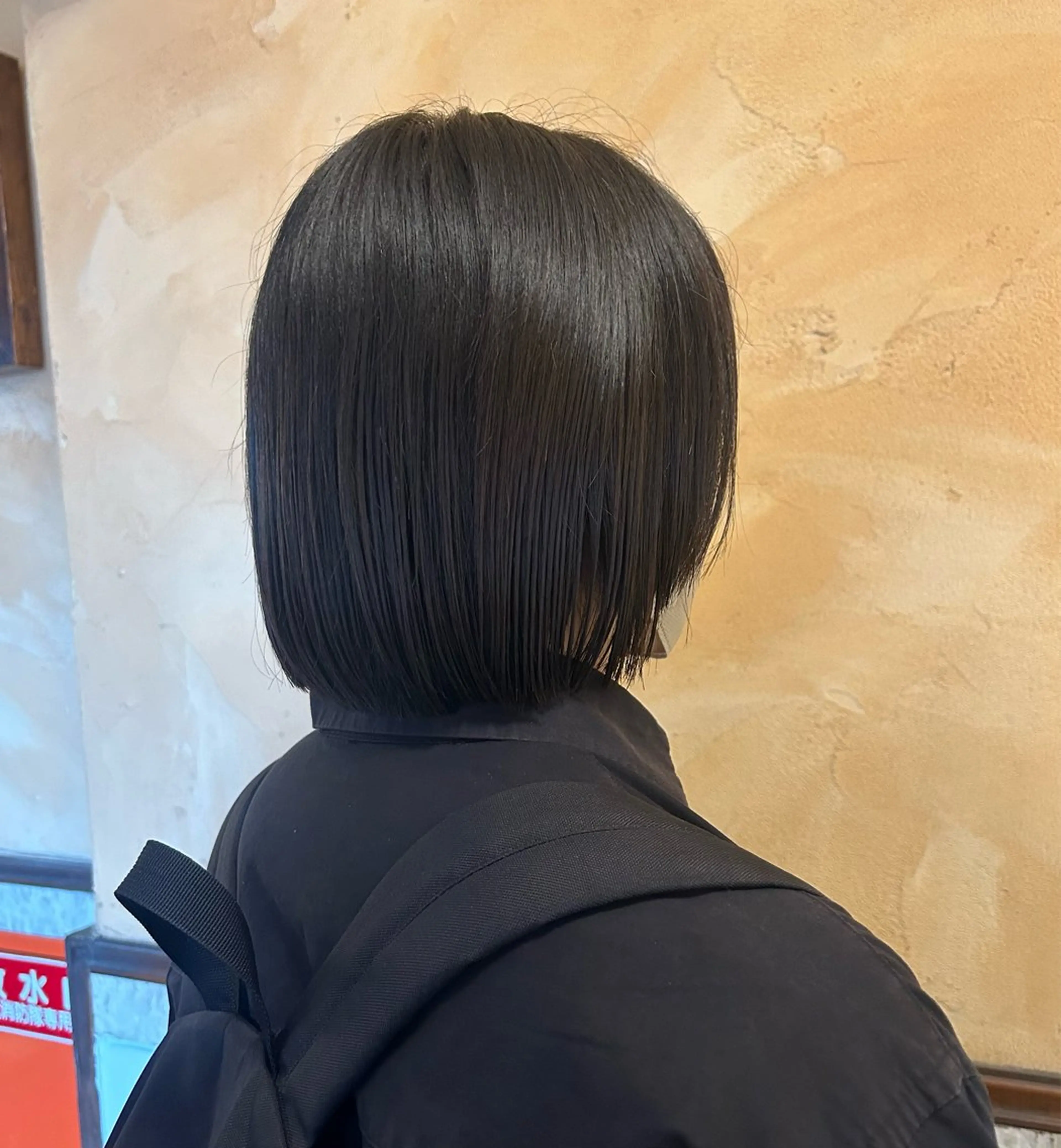 ミディアム ボブ くびれヘア 顔周りカット 韓国風ヘア レイヤーカット ブリーチなしベージュ /ヘアセット/ミユのヘアスタイル