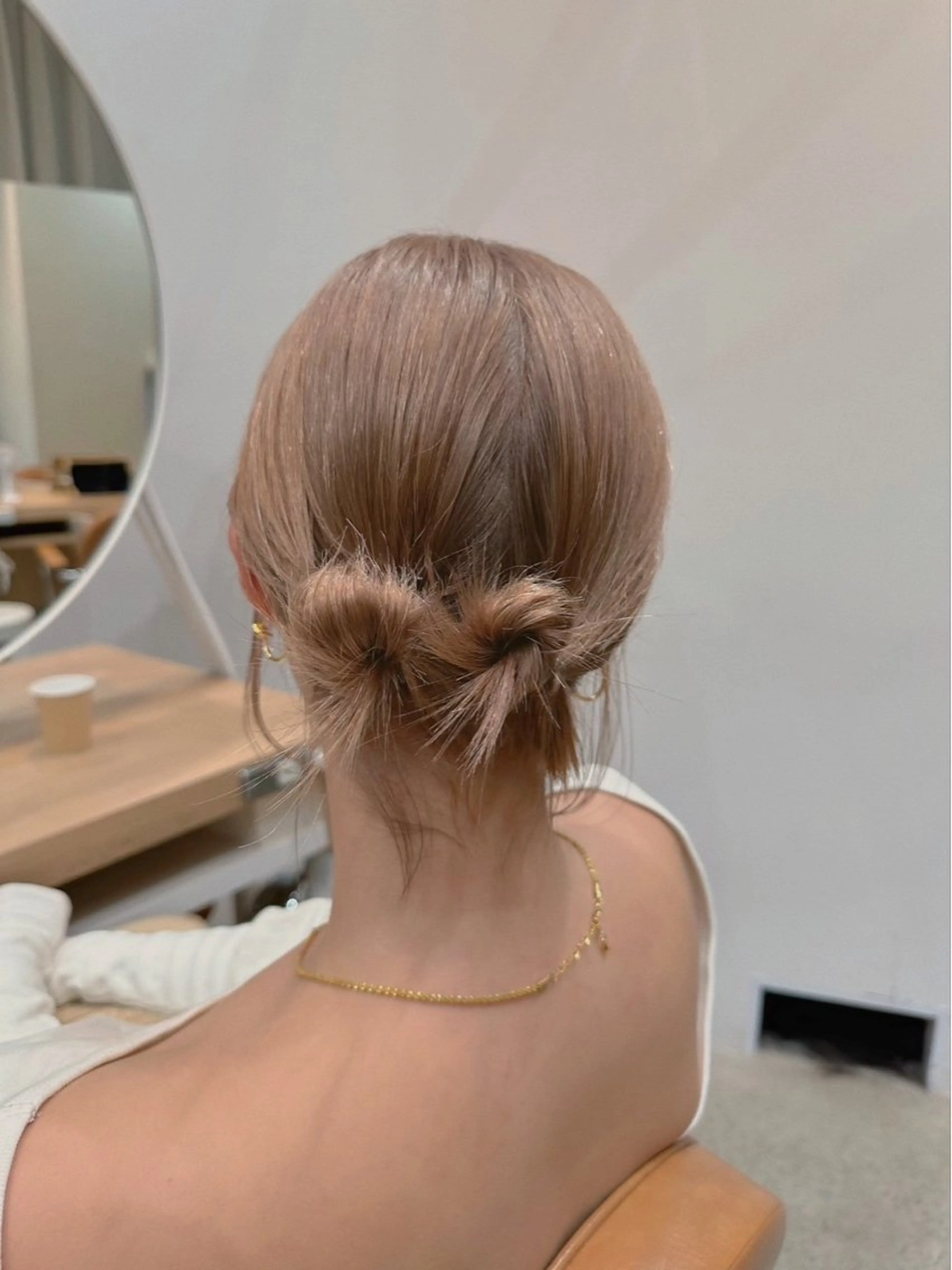 ミディアム カラー 顔まわりカット/艶髪 カラー✨けいとのヘアスタイル