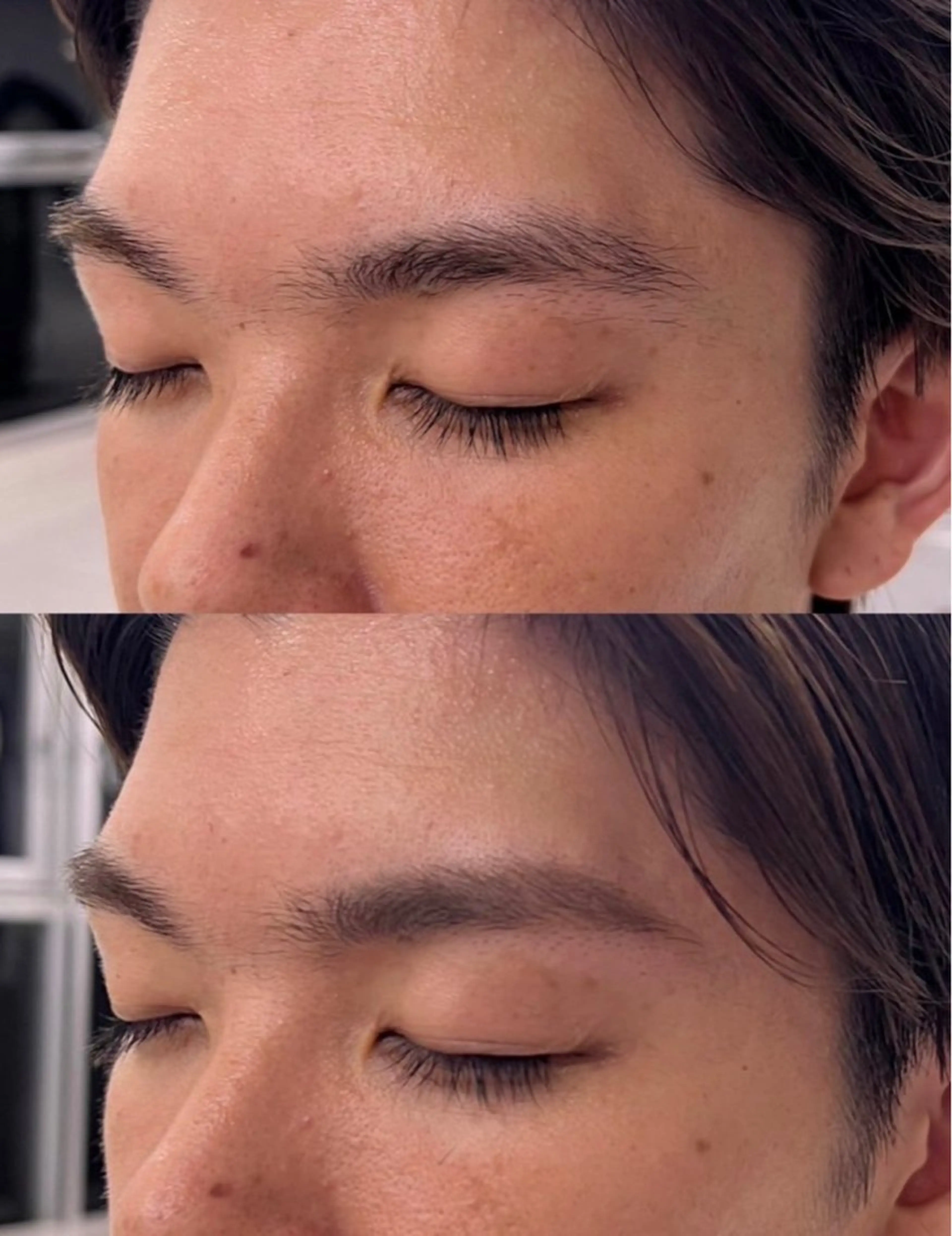 『垢抜け』眉カットの写真