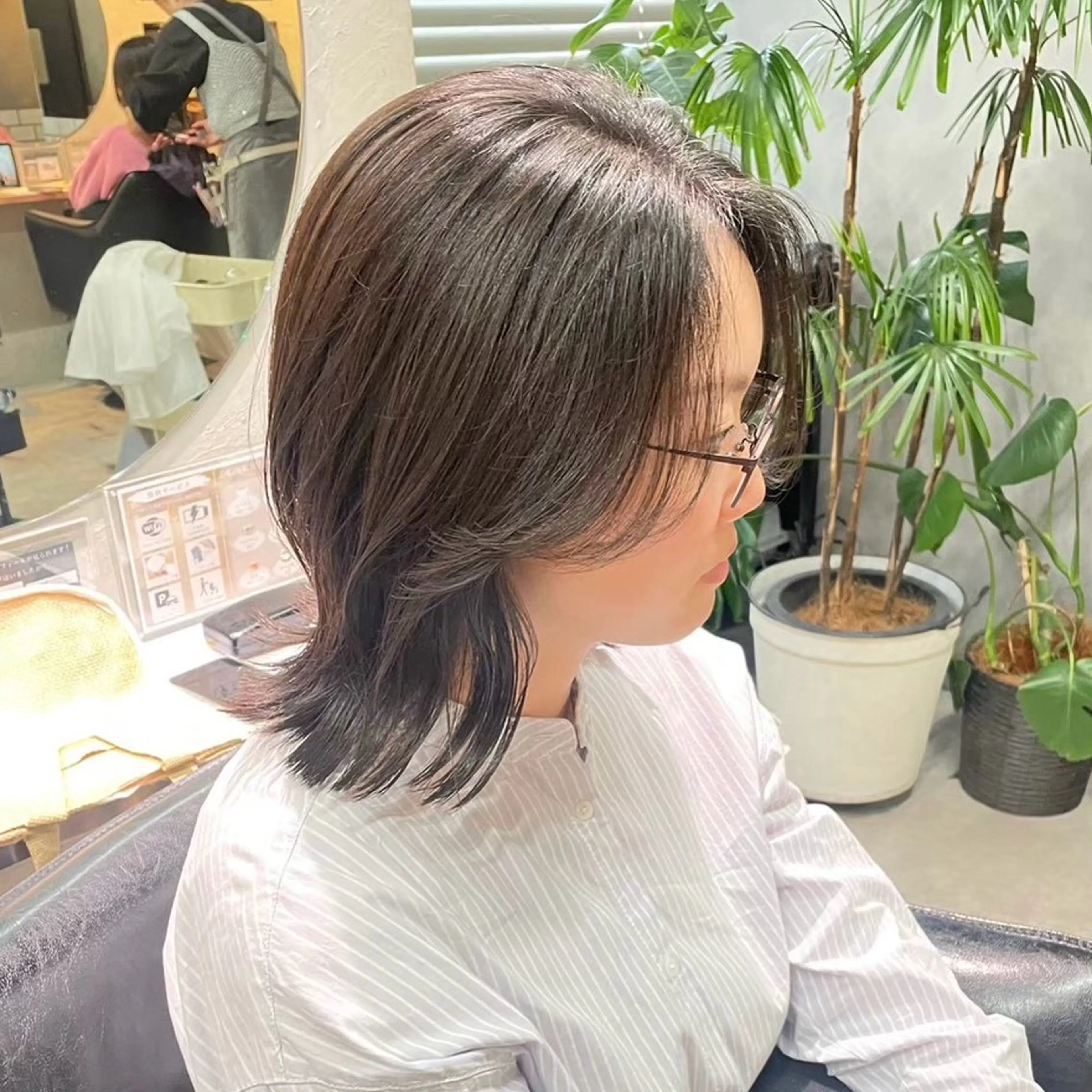 カラー こうら かすみのヘアスタイル