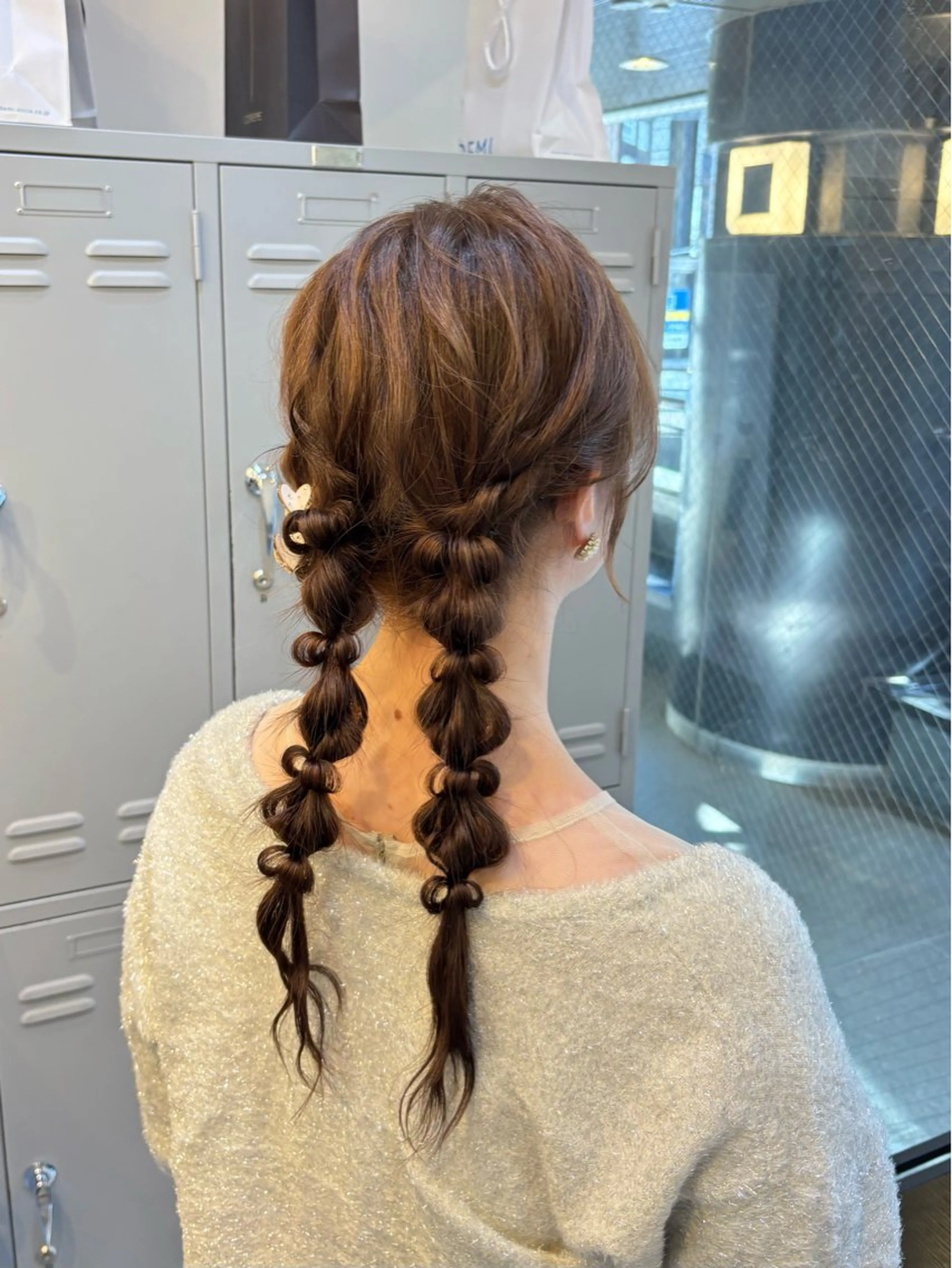 ロング ヘアアレンジ 韓国風ヘア ヘアセット 透明感カラー🩰🤍 髪質改善🪄/伽音のヘアスタイル