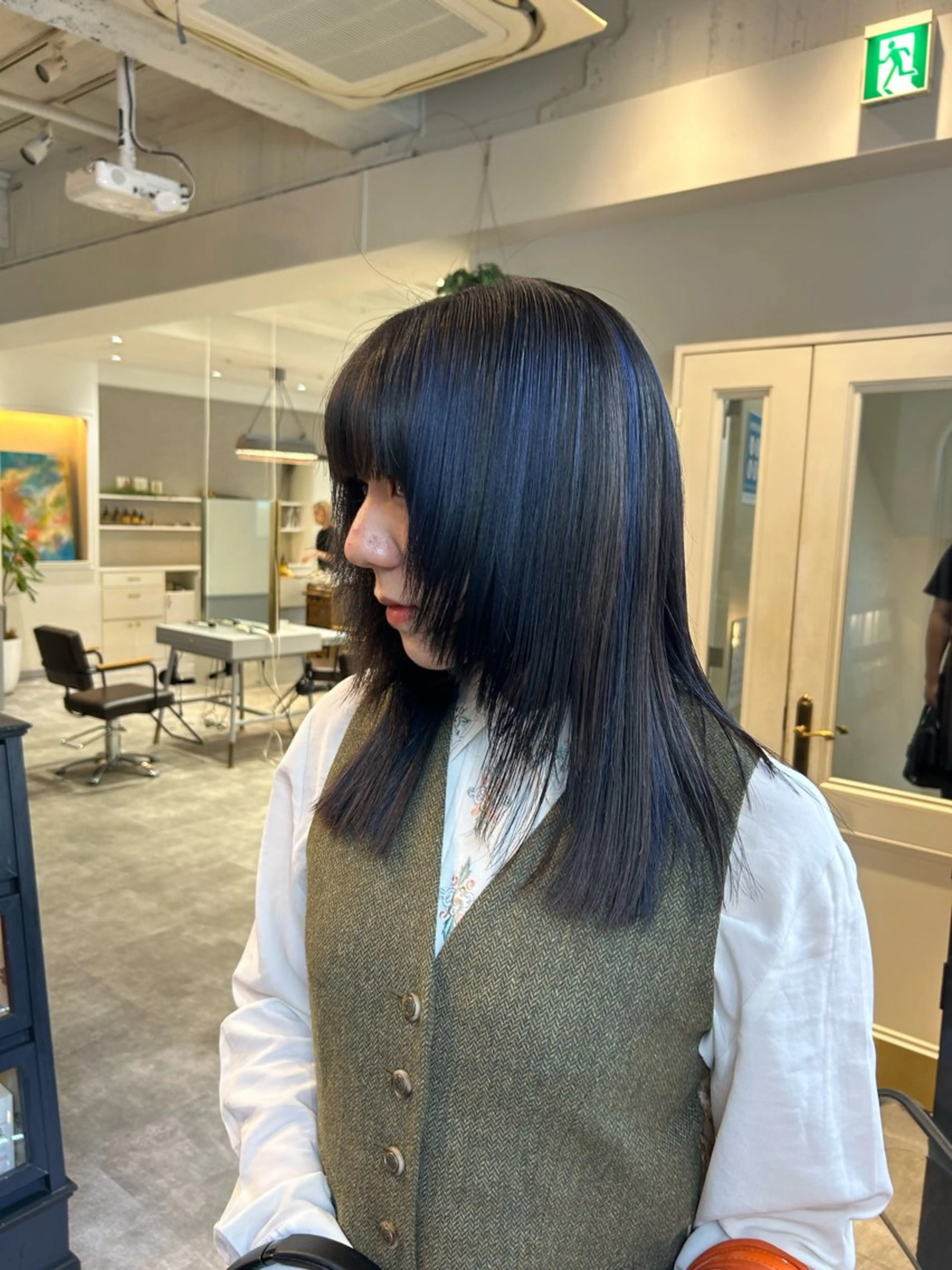 ロング 薄暮 マツイ　レンのヘアスタイル