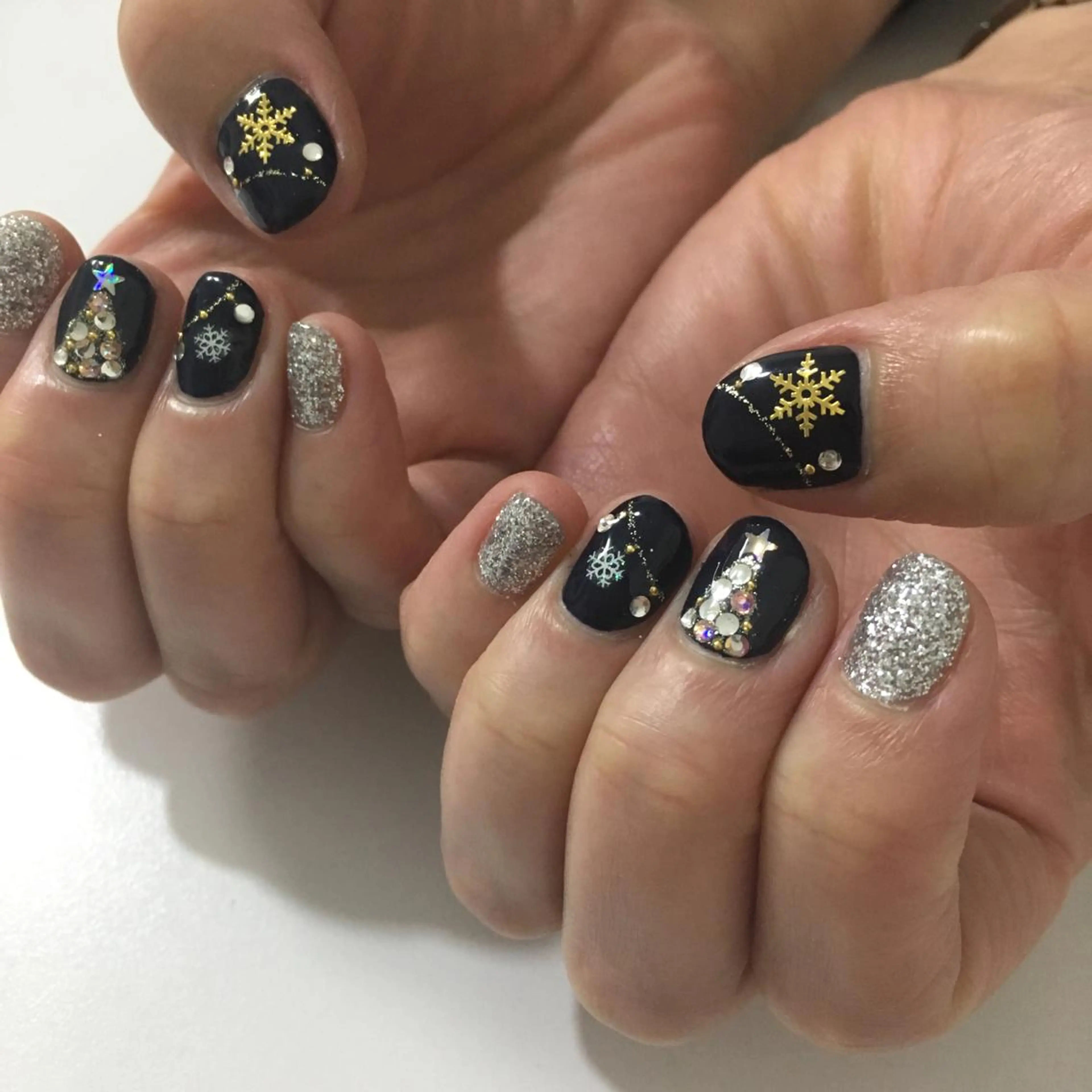 ネイル 冬ネイル クリスマス ☆ KAYOKO ☆のネイルデザイン